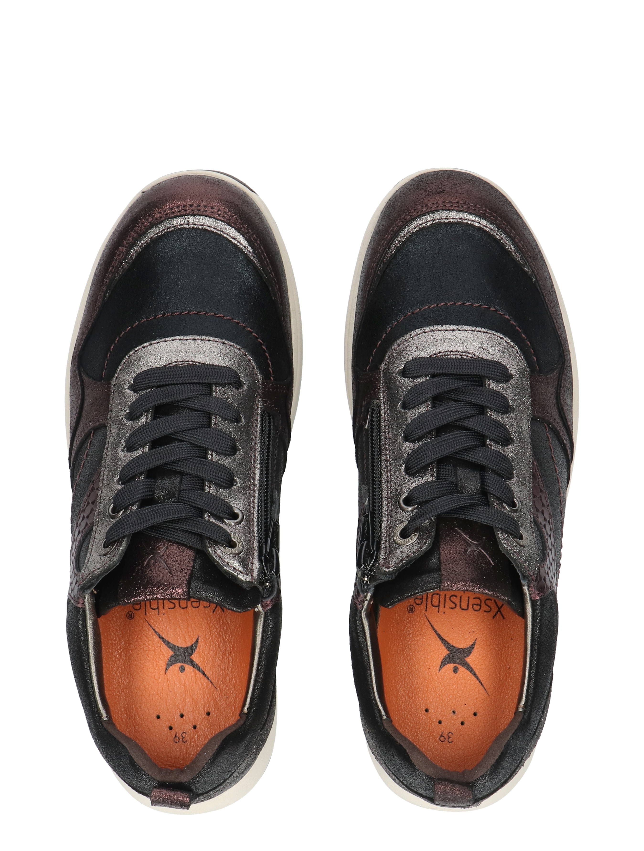 sneakers, grafiet, donkerm, slim hack