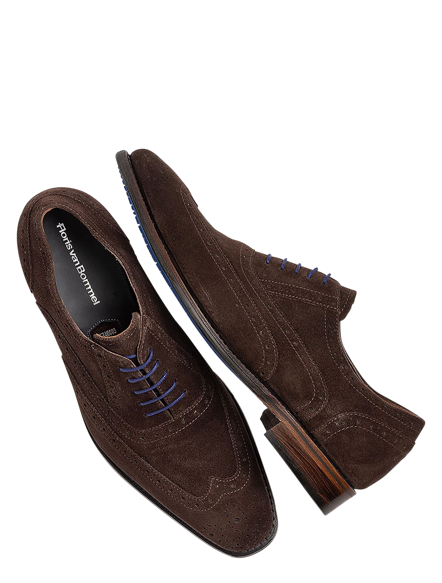 Floris van Bommel - De Loper SFM-30248 04.07 Dark Brown H-Wijdte - Heren - Veterschoenen - Nette Veterschoenen - 46557_22_4