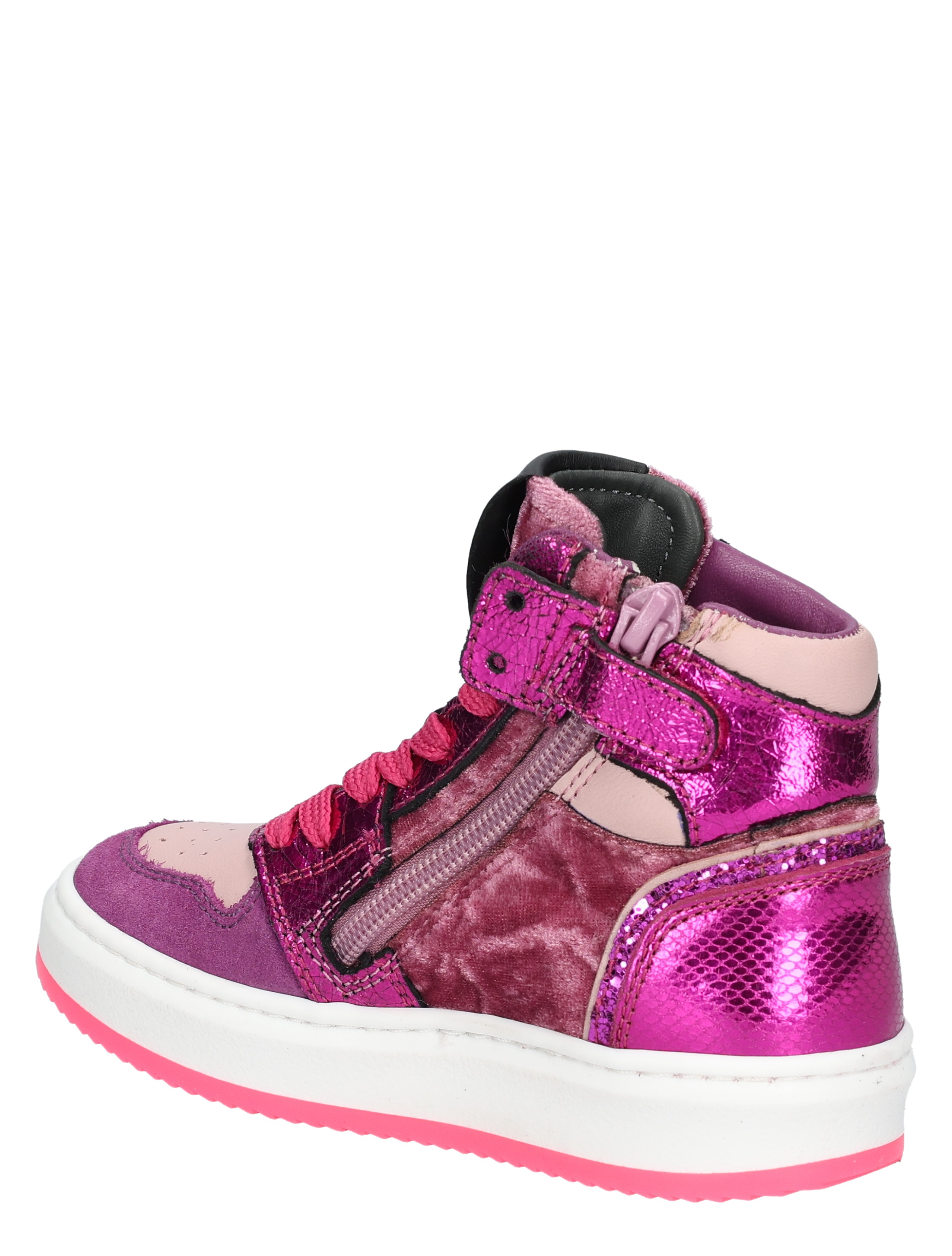 Pinocchio - P1765 Fuchsia - Meisjes - Veter Boots - Boots - 49282_48_4