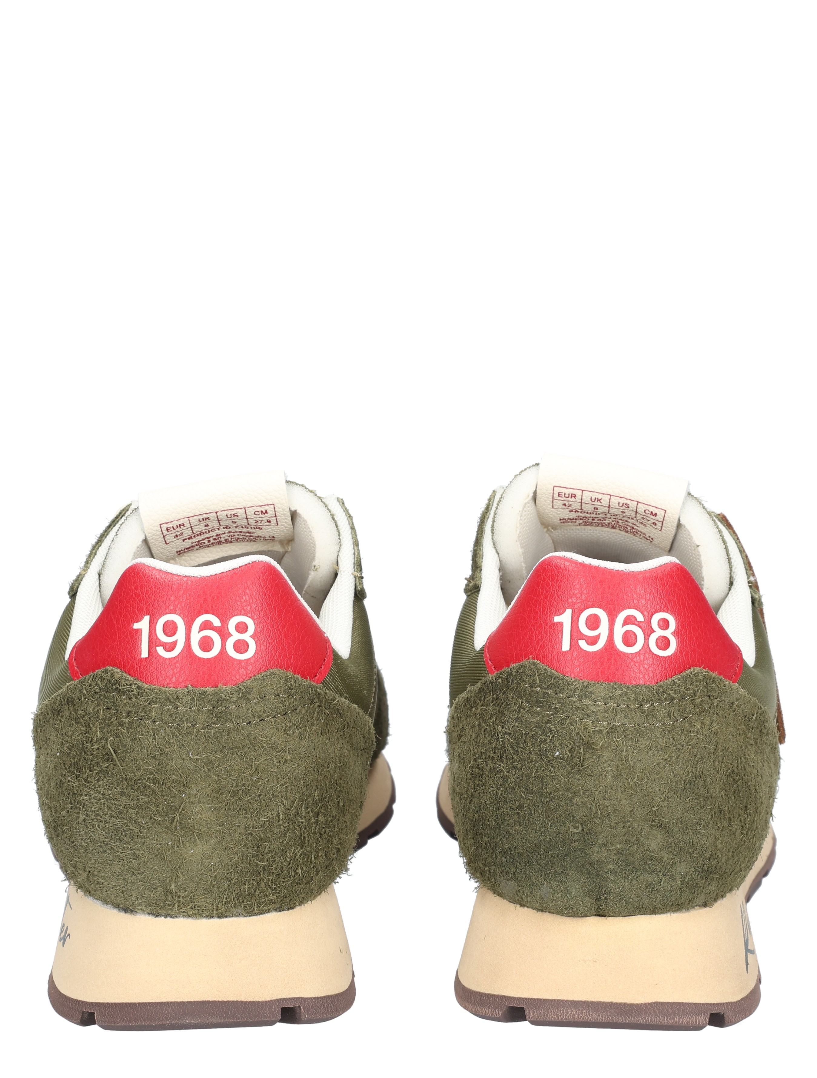 Sun 68 - Tom Vintage Green - Heren - Lage Sneakers - Sneakers - 48949_66_6