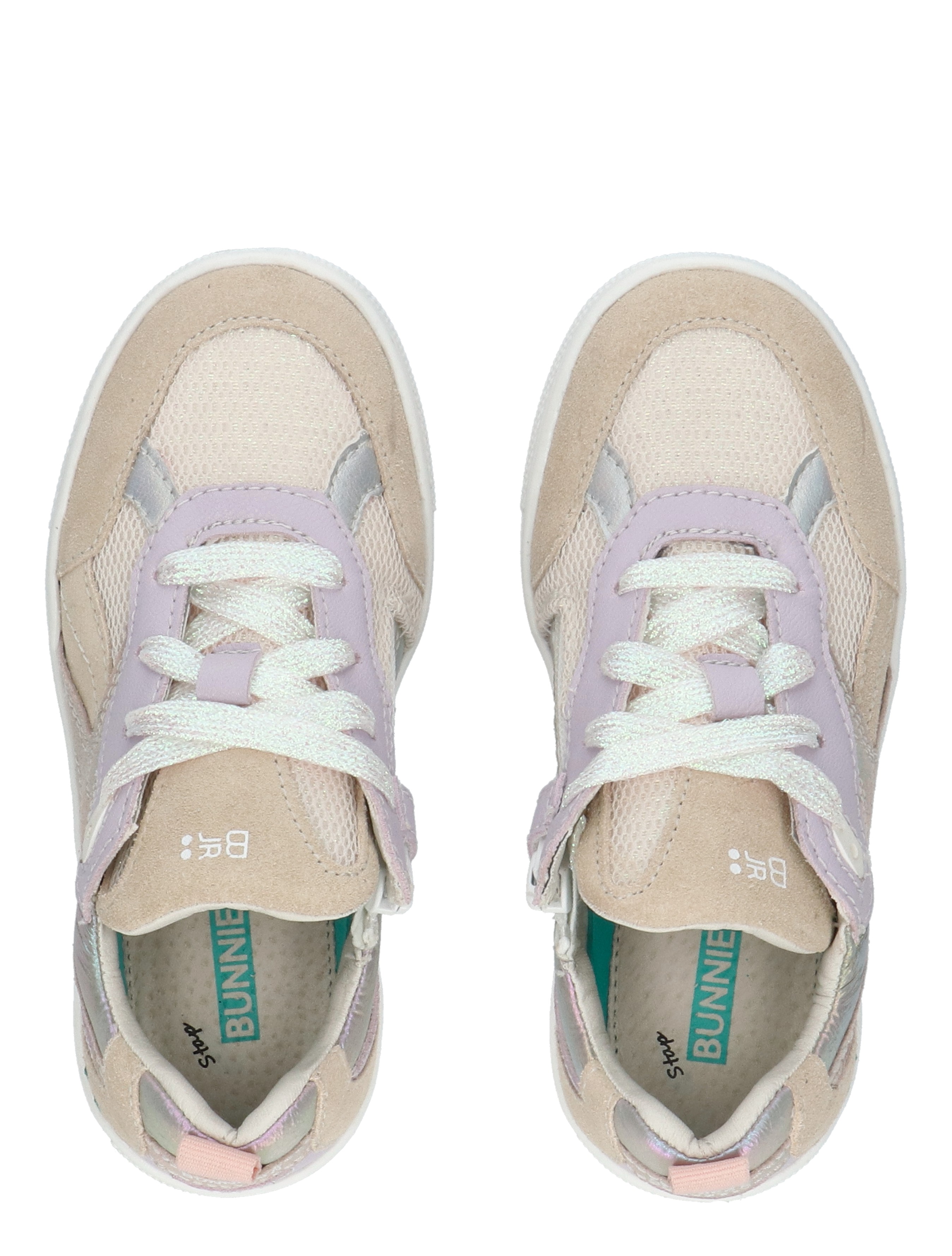 Bunnies - Lio Louw Beige - Meisjes - Veterschoenen - 50597_77_7