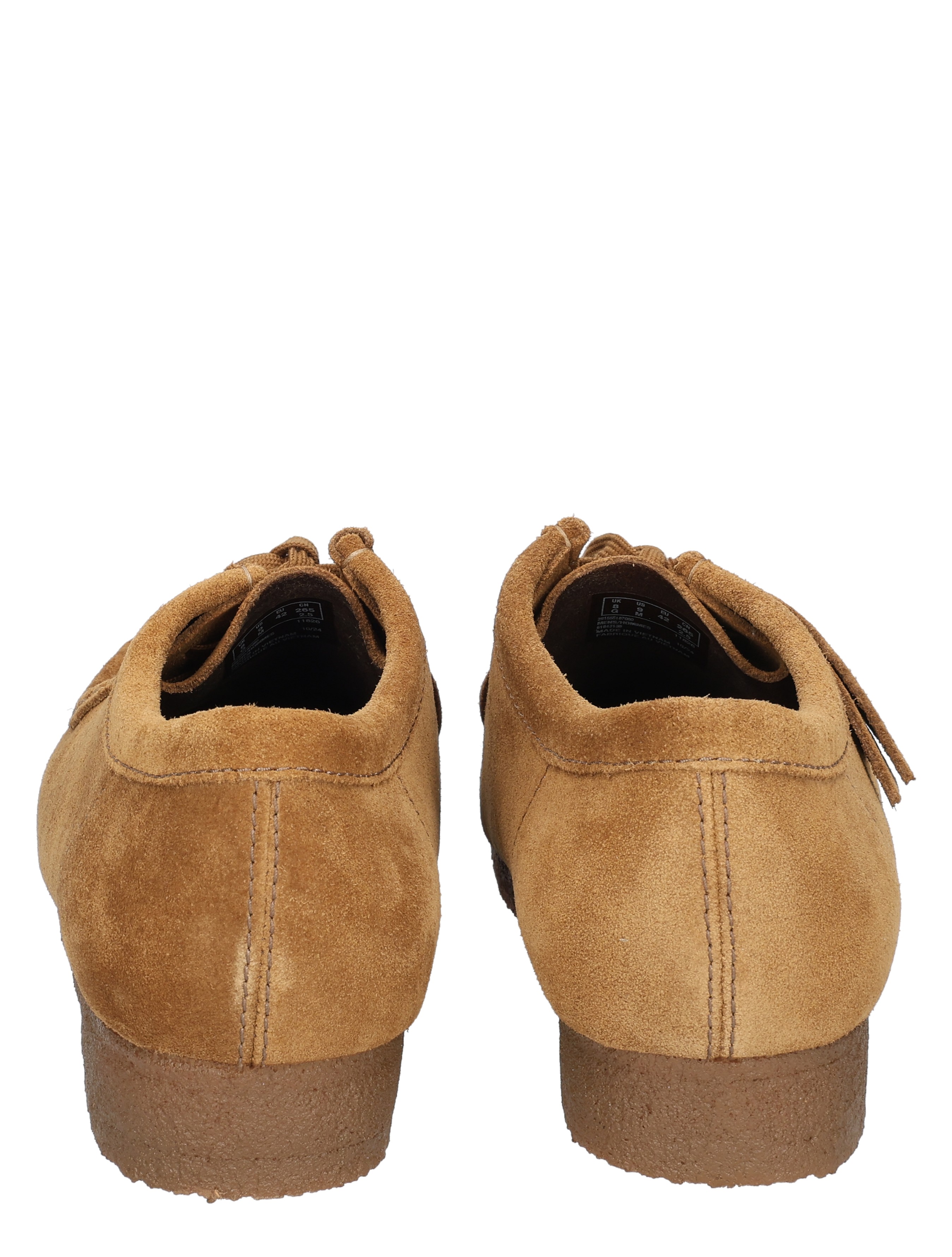 Clarks Originals - Wallabee 26155518 Cola Suede - Heren - Veterschoenen - Casual Veterschoenen - 50993_22_6