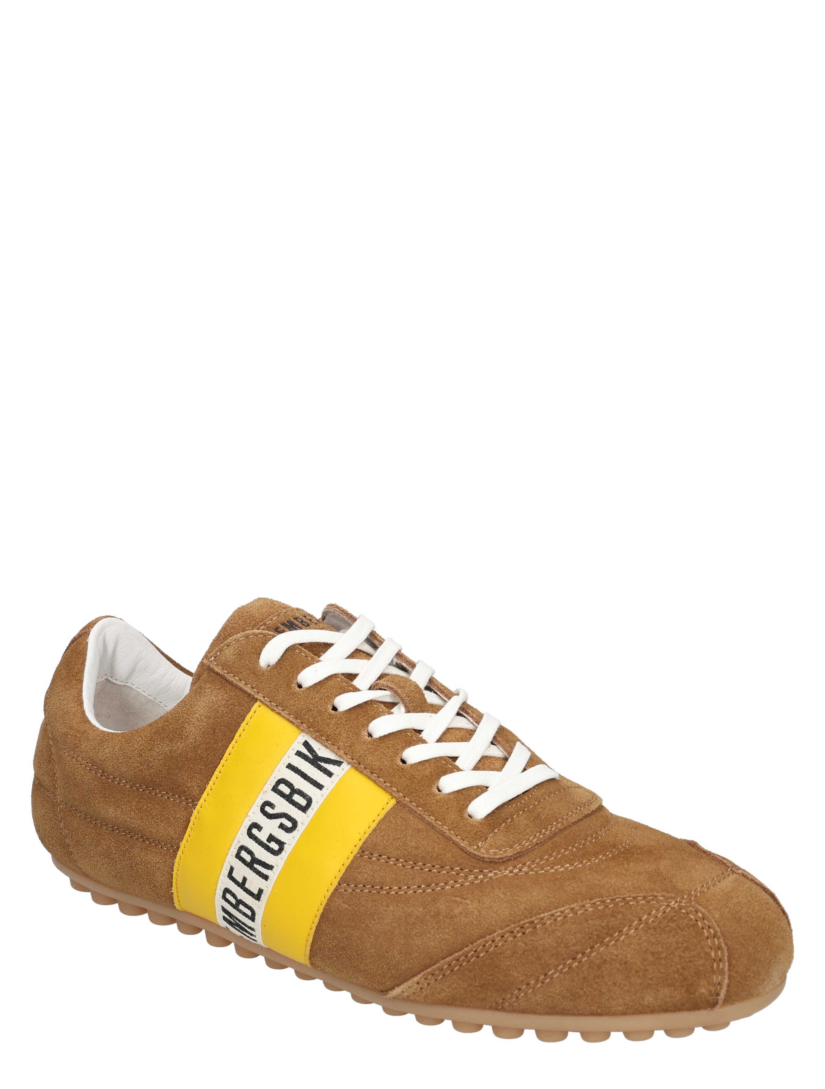 sneaker, grootte, snijpunt, suede, gele band, loper, voetensport, casual, sportschoen, bovenwerk suede