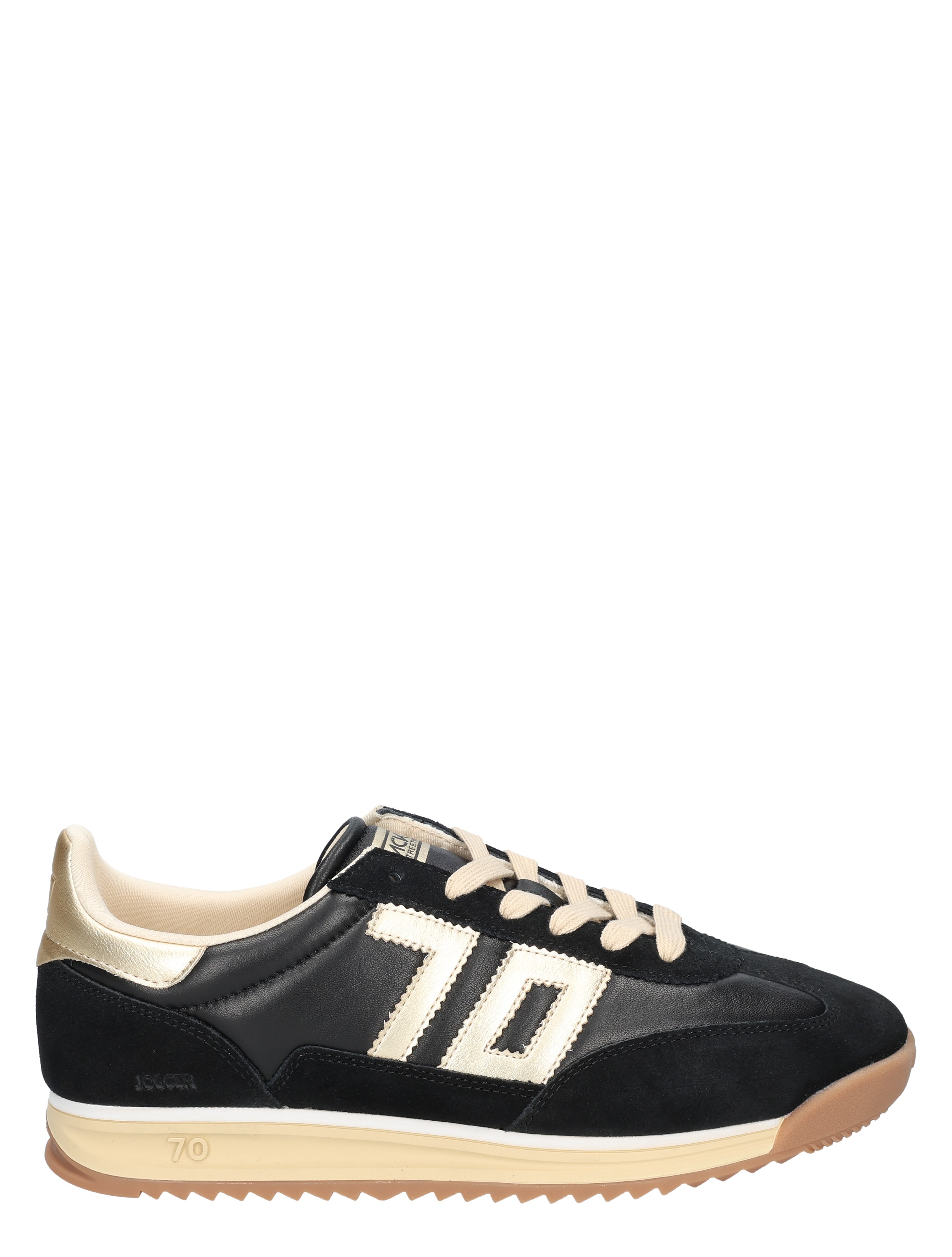 Back 70 - Jogger N01 Nappa Black Gold - Sneakers - Dames - Lage Sneakers - 51587_11_1