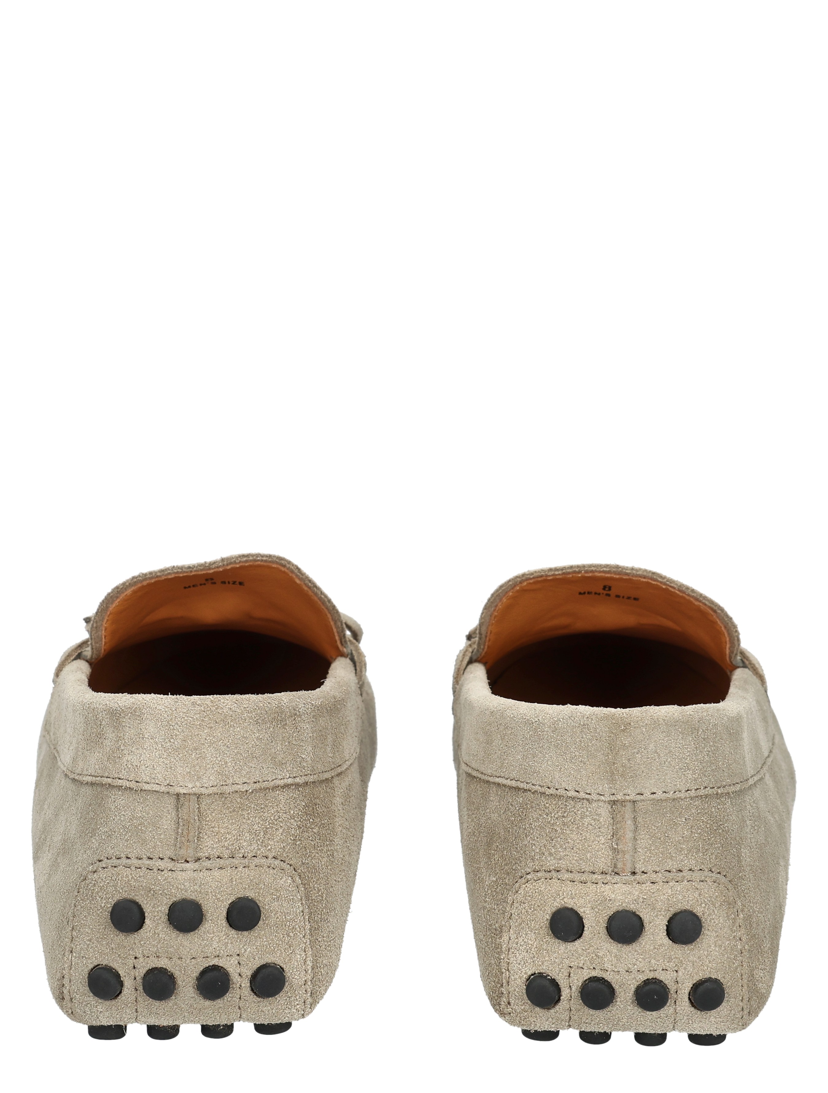 Tods - Gommino in Suede C405 Beige - Heren - Loafers - 49665_77_7