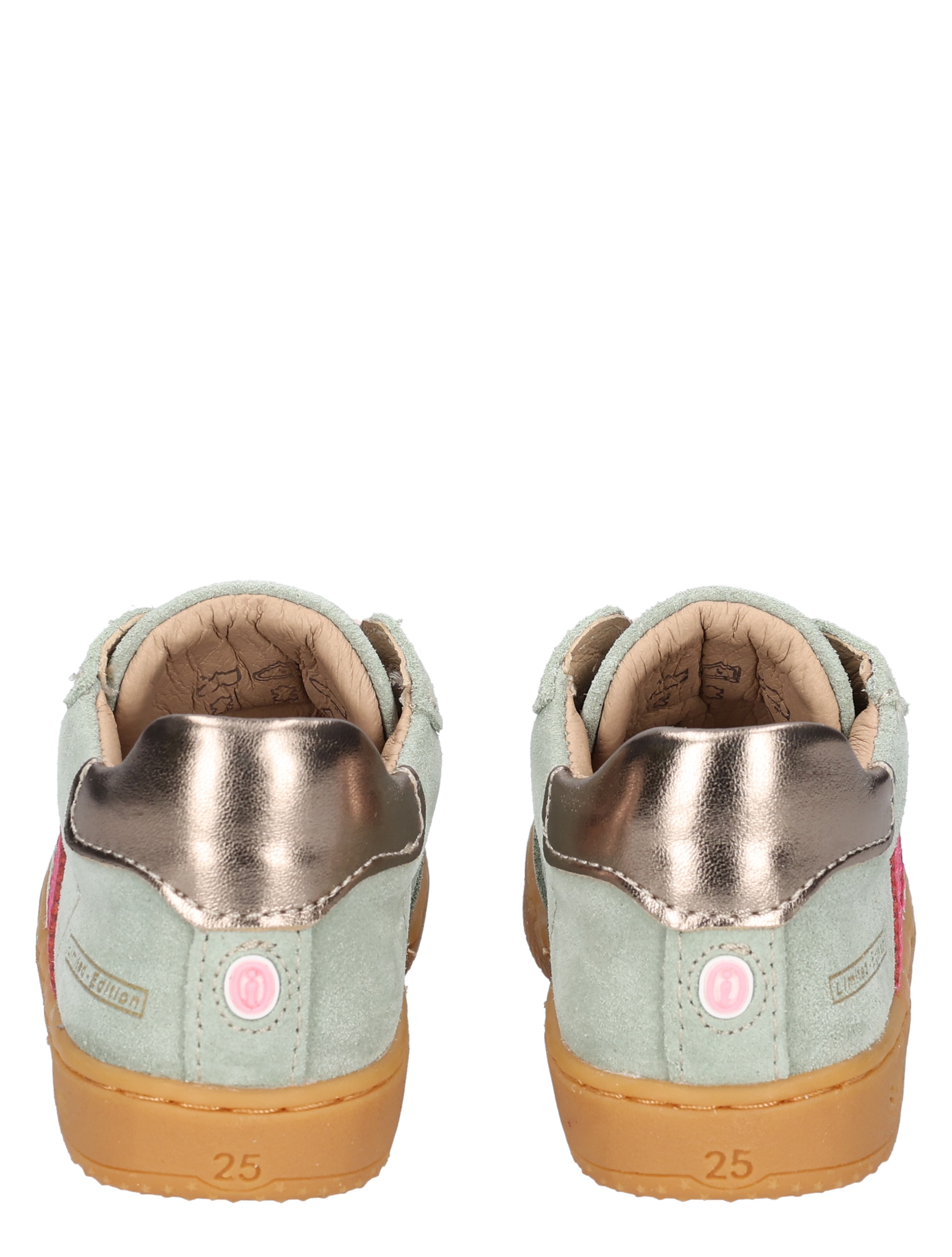 damesschoenen, sneakers, groen, metallic, zolen 25