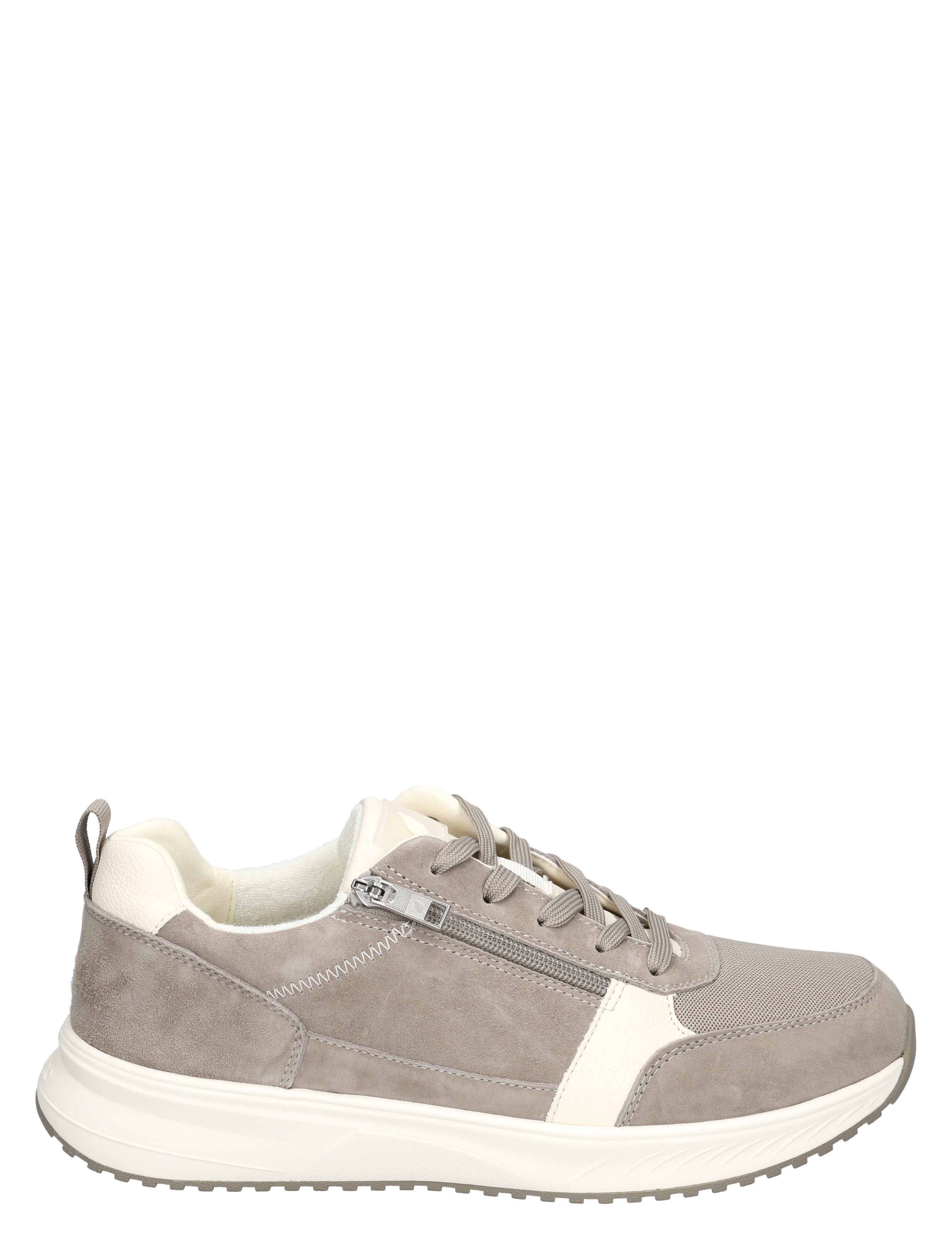 Waldlaufer - 784001 108 003 Velour Mesh Grey Offwh - Heren - Veterschoenen - Casual Veterschoenen - 50399_99_1