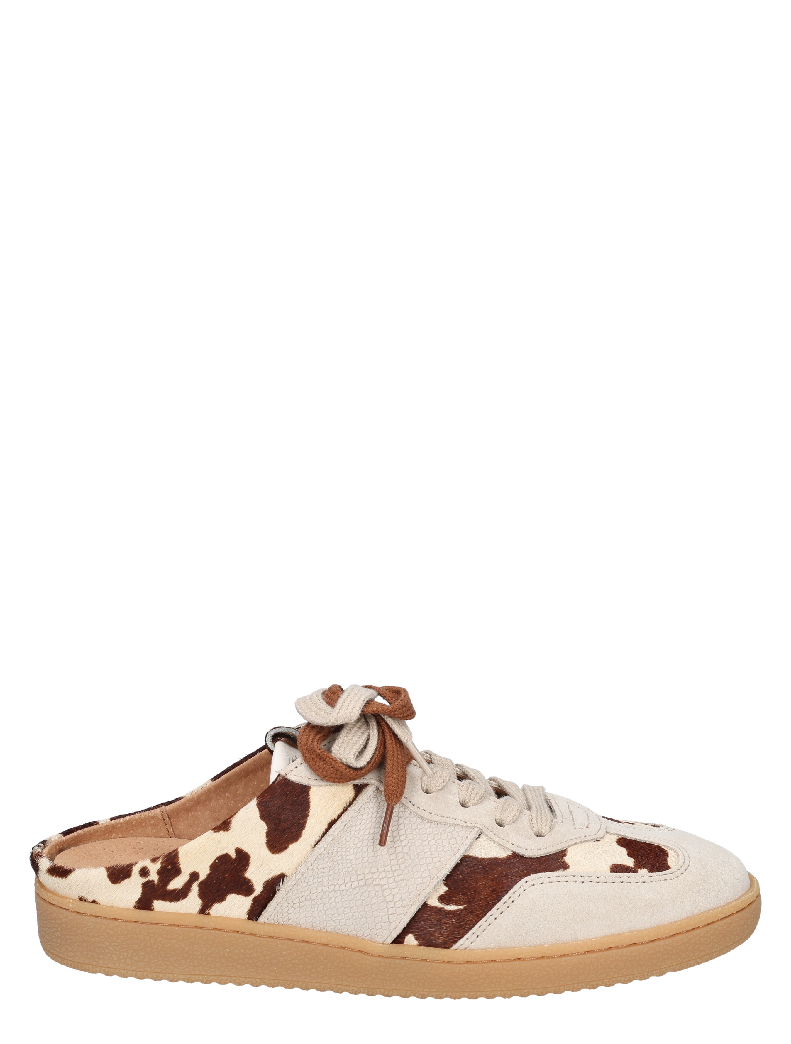 DWRS Label - Nome Cowhair B11850-02 8358 Sand White - Dames - Muiltjes - 51886_82_1