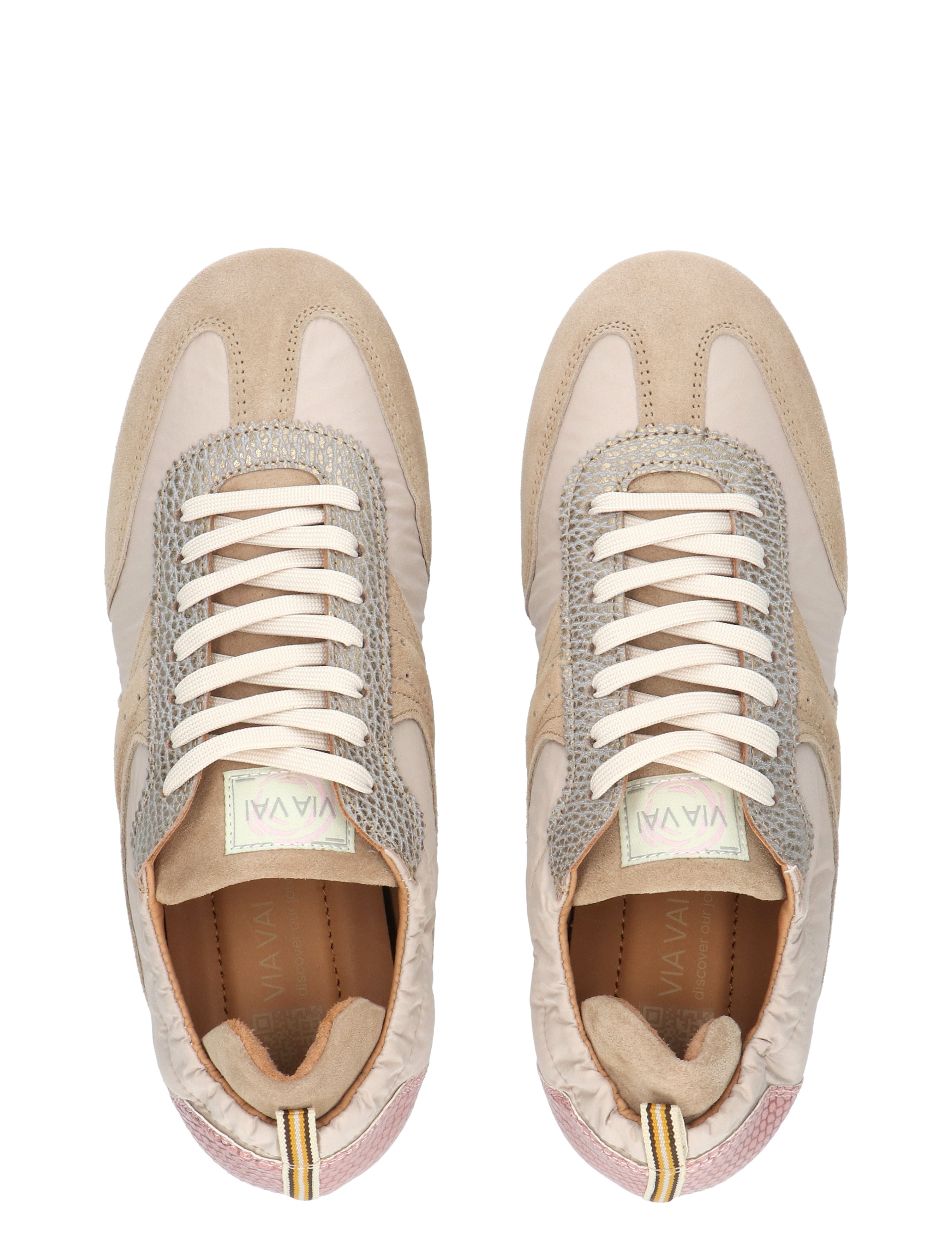 VIA VAI - June Haylee 62383 01-946 Viga Sand - Dames - Sneakers - Lage Sneakers - 50810_07_7