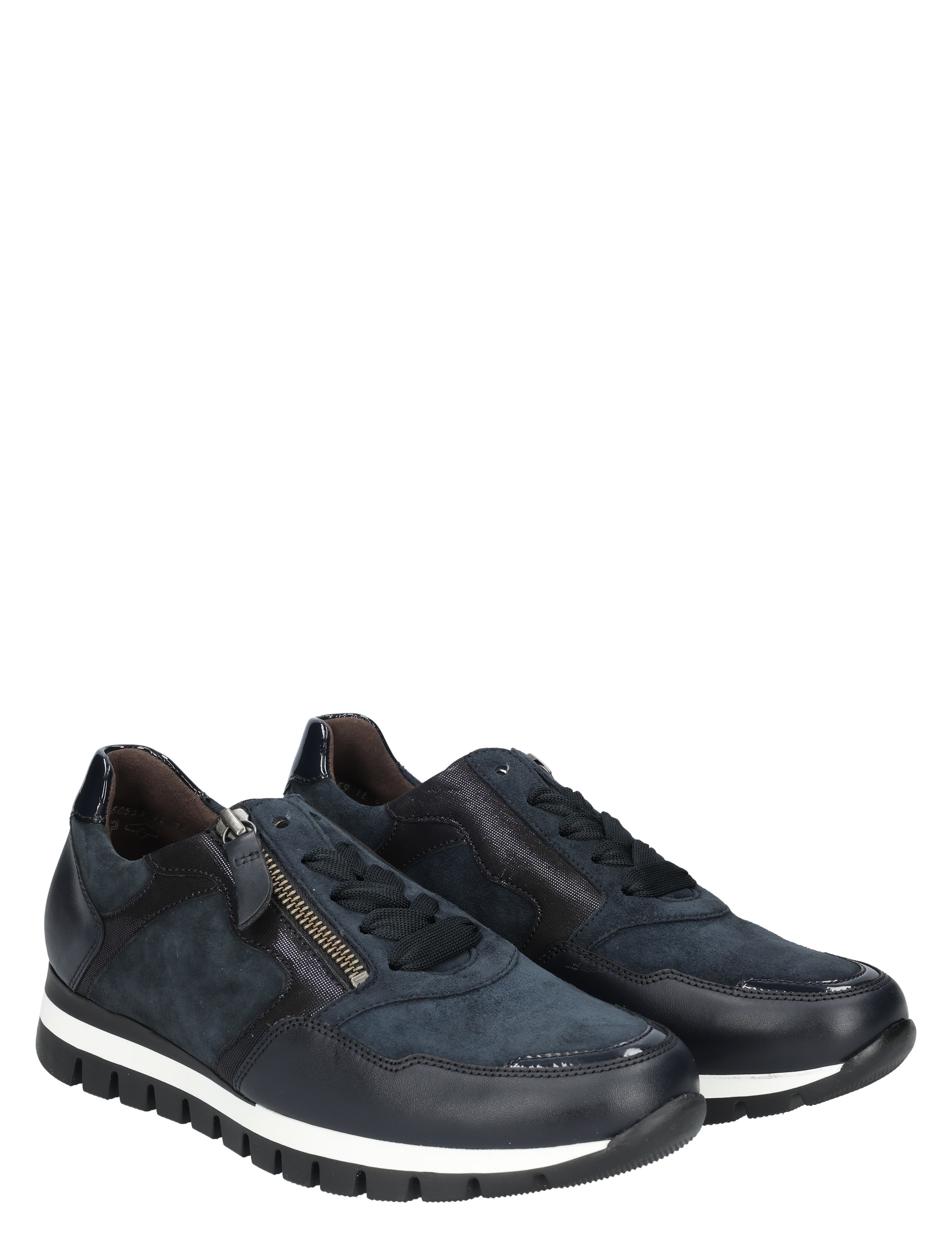 sneakers, lows, zwarte, zilverkeur, veters