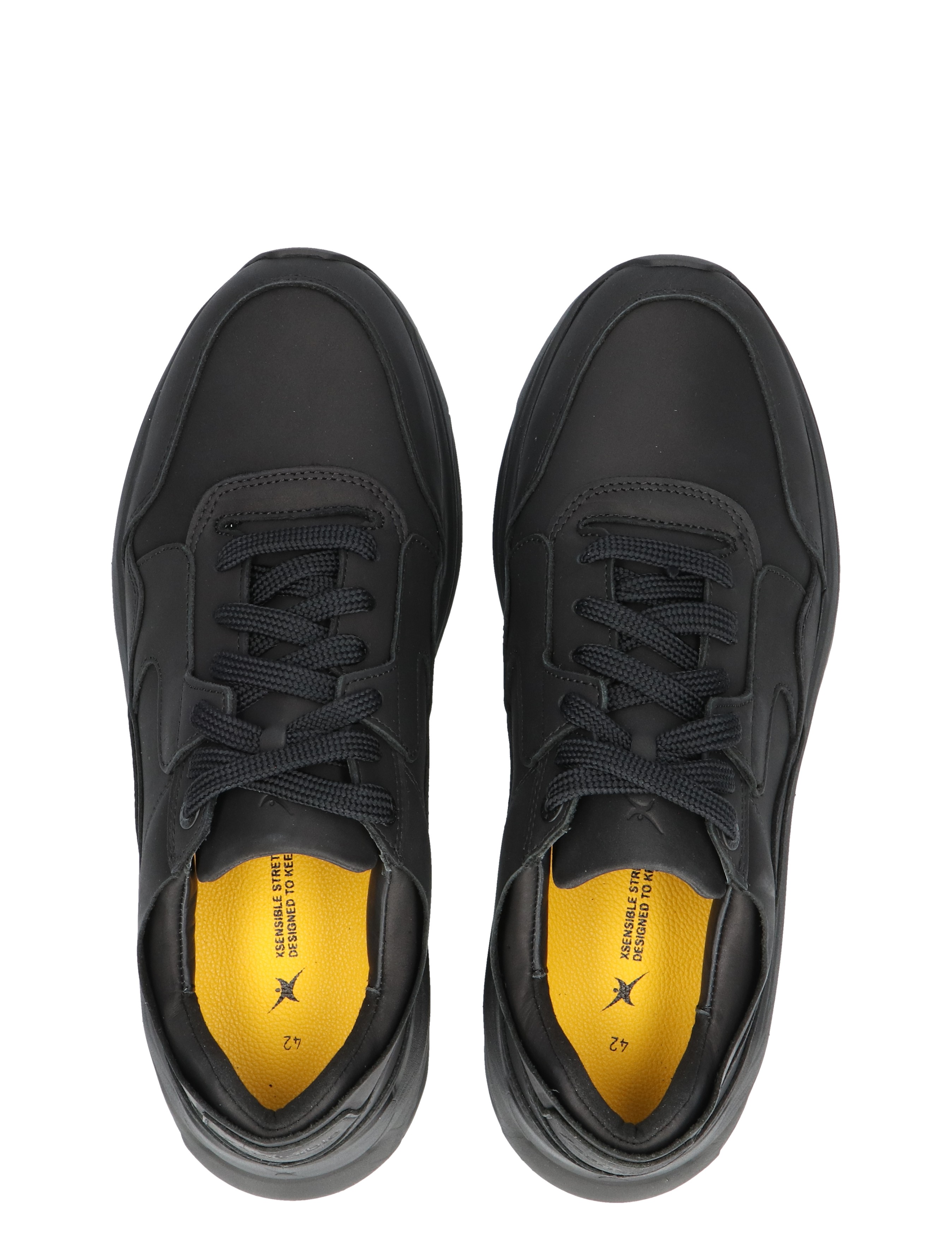 Xsensible - Golden Gate 33200.4 001 Black - Heren - Veterschoenen - Casual Veterschoenen - Lage Sneakers - Sneakers - 45804_11_8