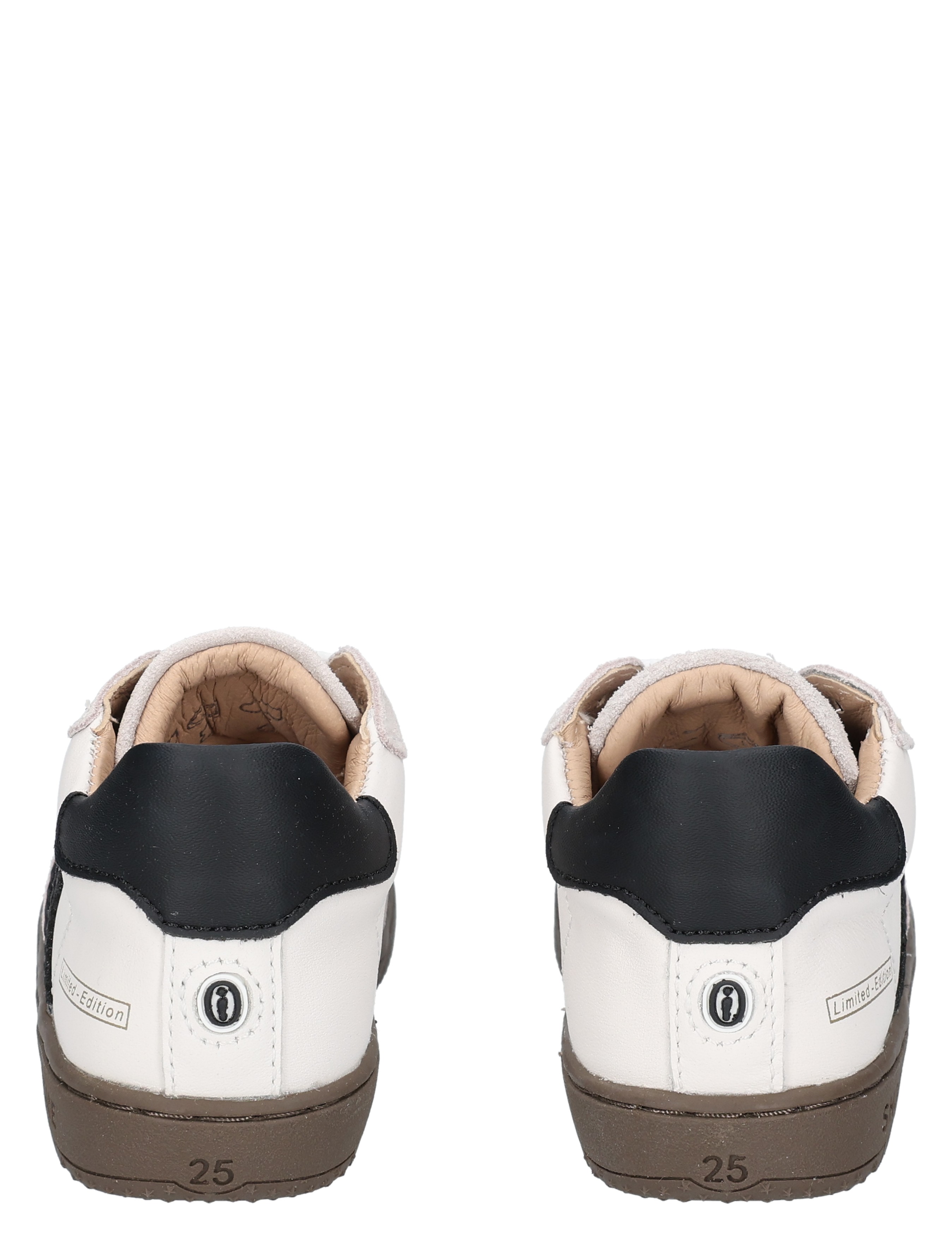 sneakers, kindermaat, wit nylon, bruine zool, limited edition