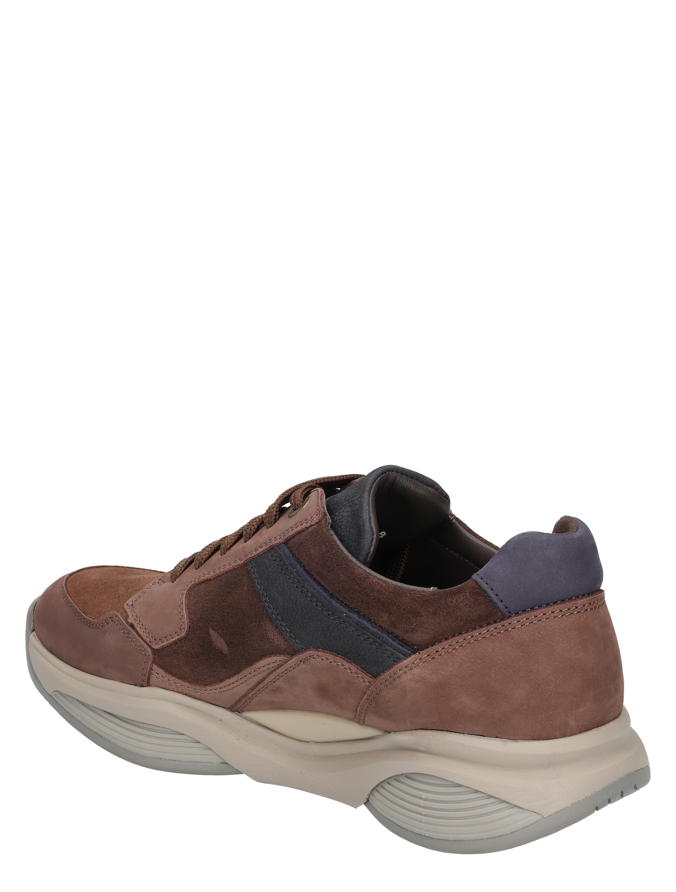 sneaker, herenschoen, bruine sneaker, suede, rubberzool