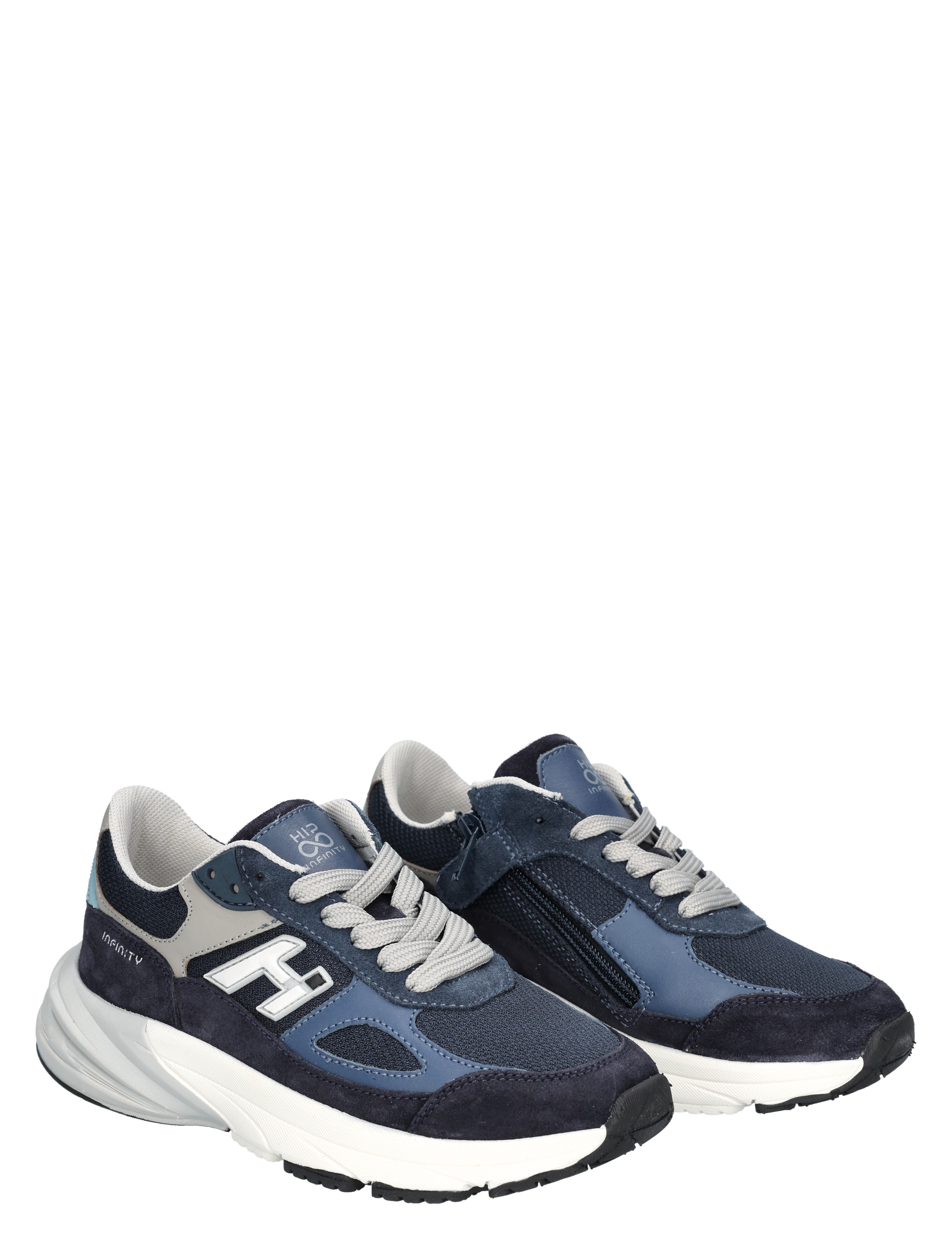 Hip - H1667 Jeans Combi - Jongens - Veterschoenen - 50588_33_5