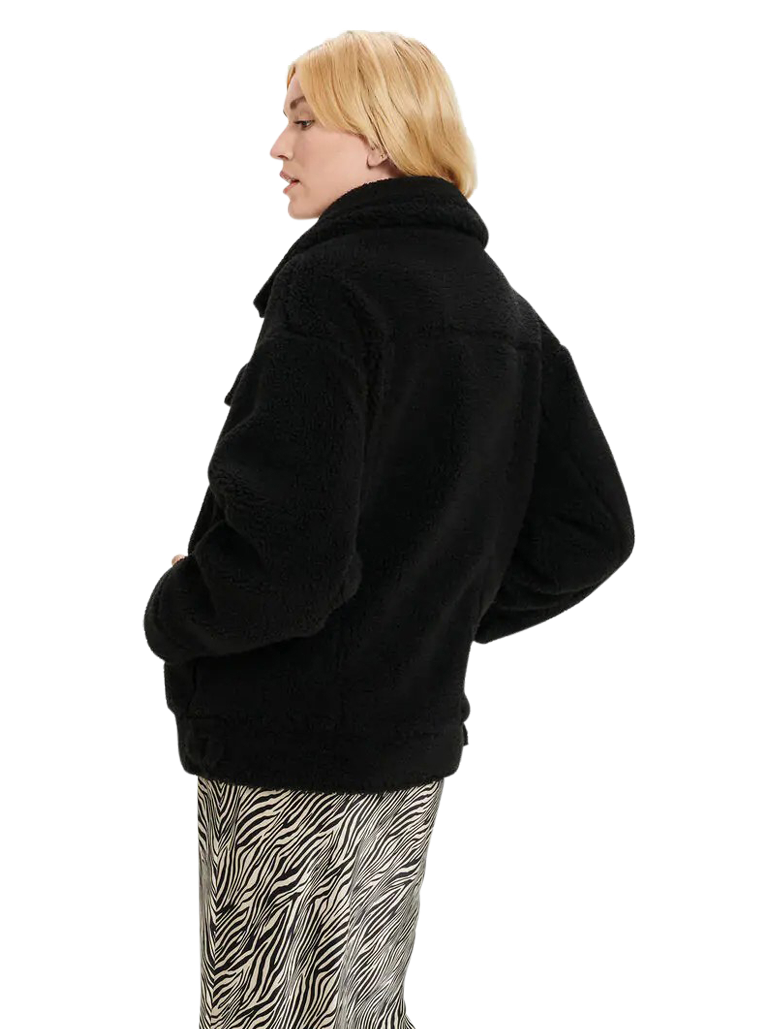 UGG - Frankie Sherpa Tucker Jacket Black - Dames - Jassen en Jacks - 35914_11_3