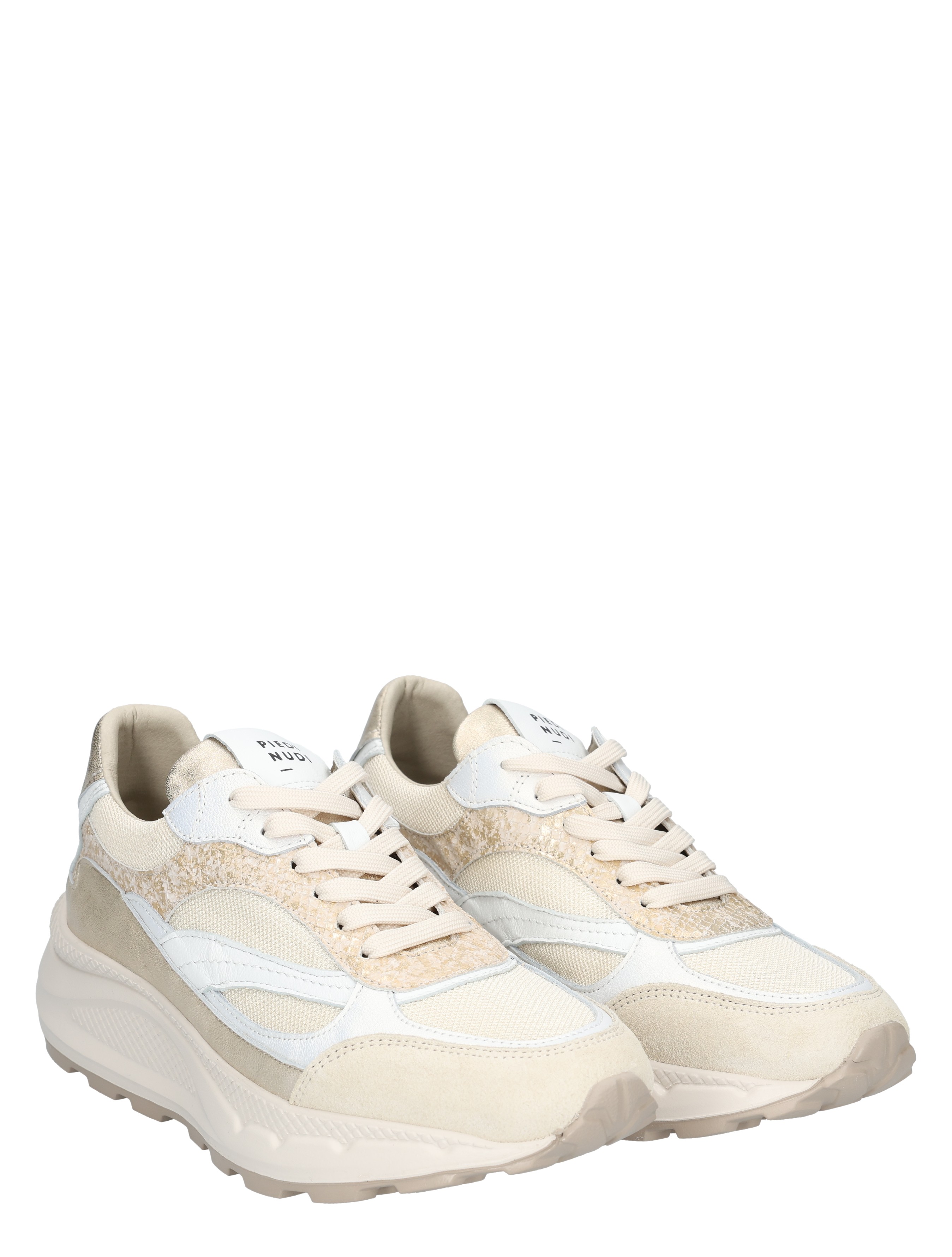 Piedi Nudi - West 01.06 Pearl White - Dames - Veterschoenen - Casual Veterschoenen - 50525_88_5