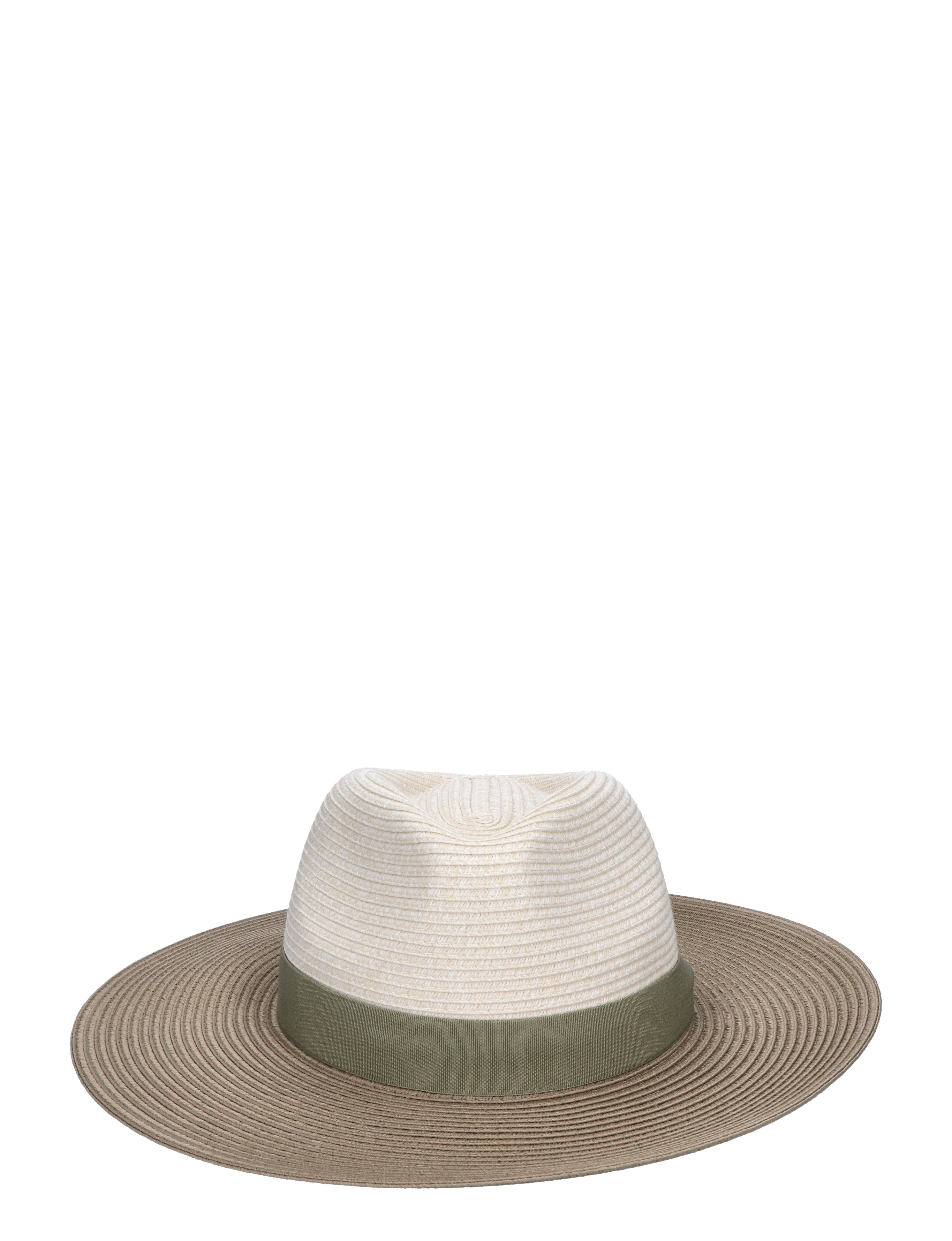 Vineyard Fedora Mixed Ivory Olive