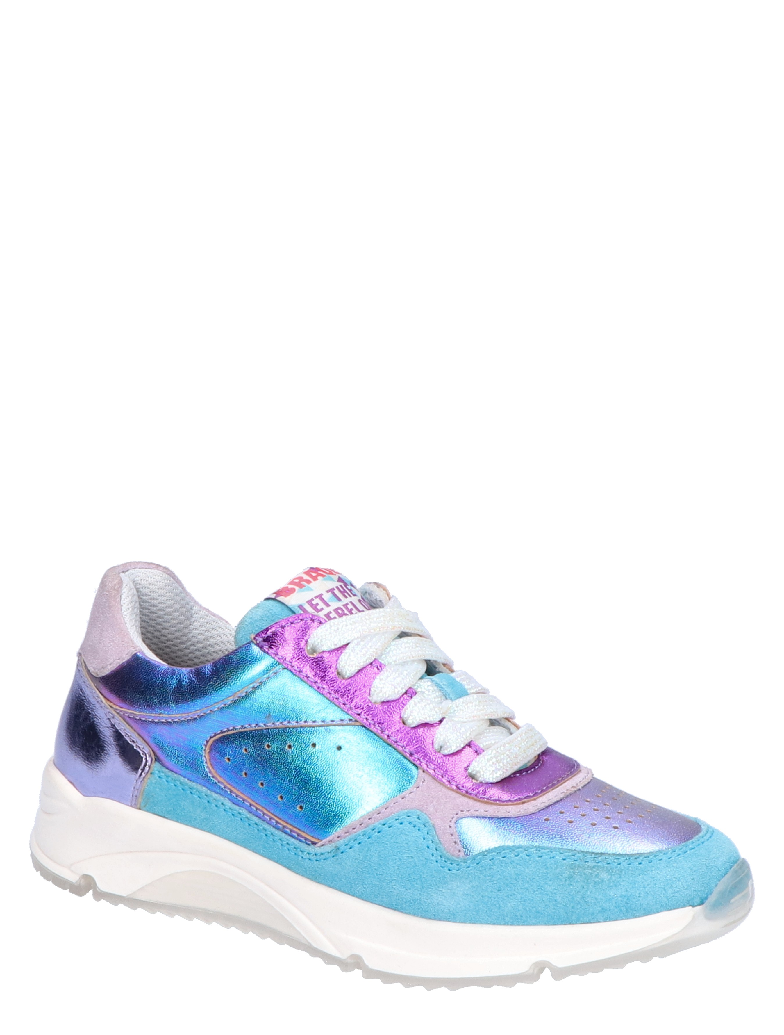 Braqeez - Feedhra Flow 926 Turqoise - Meisjes - Lage Sneakers - Sneakers - 47137_59_3