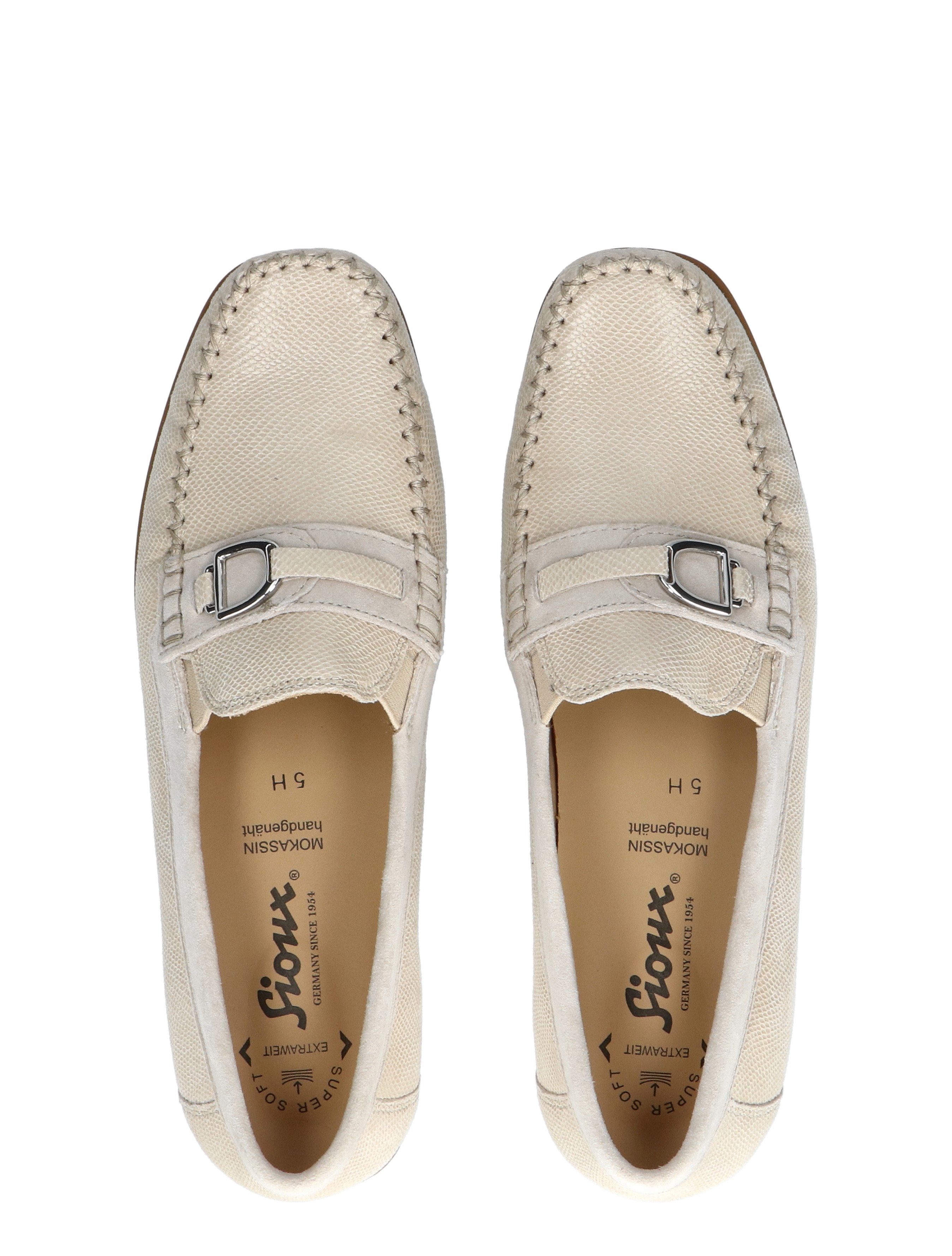 Sioux - Cortizia 66979 Beige H-wijdte - Dames - Loafers - 47449_77_7