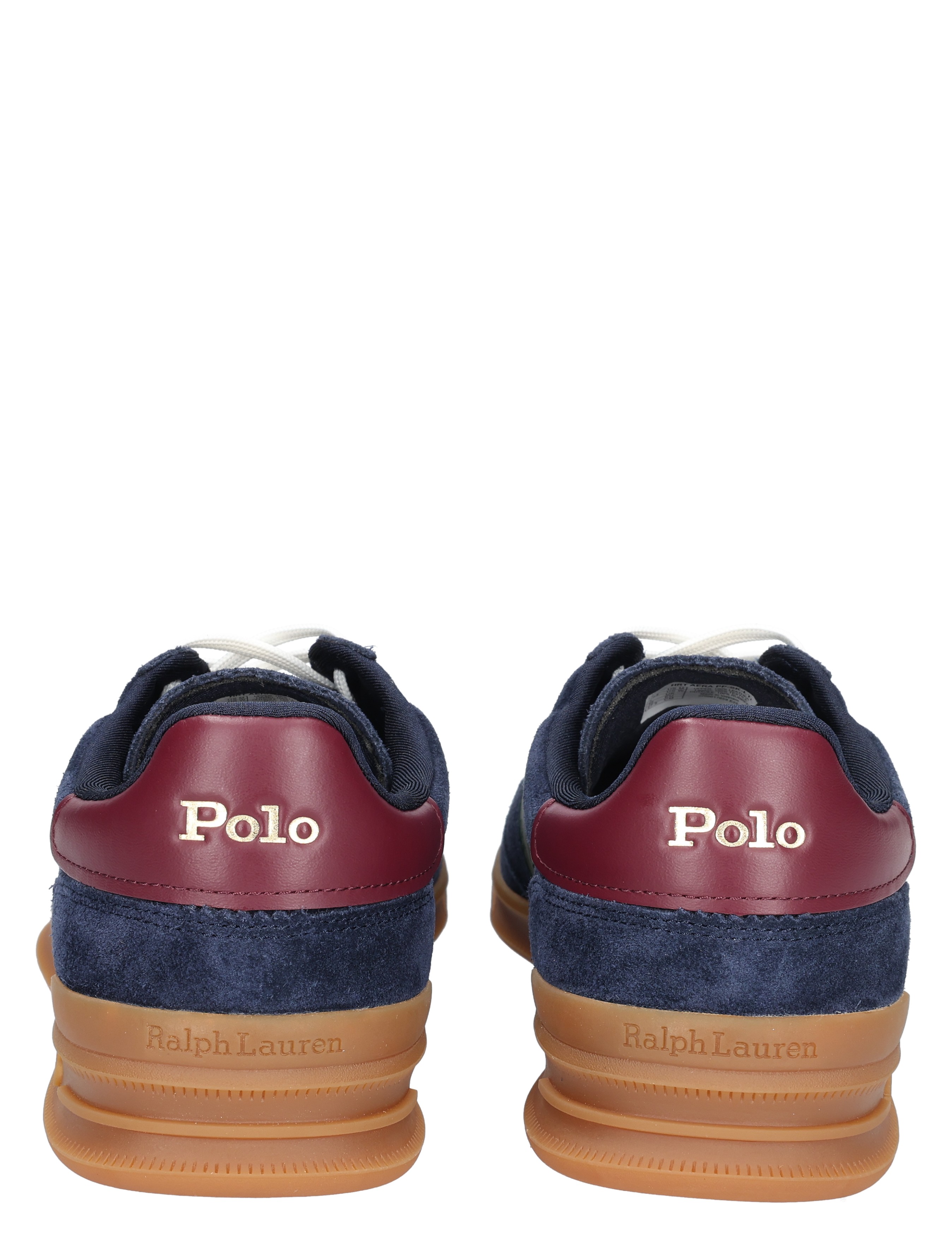 Polo Ralph Lauren - Heritage Aera Suede Sneaker 002 Navy Wine Forest - Heren - Lage Sneakers - Sneakers - 48414_36_6
