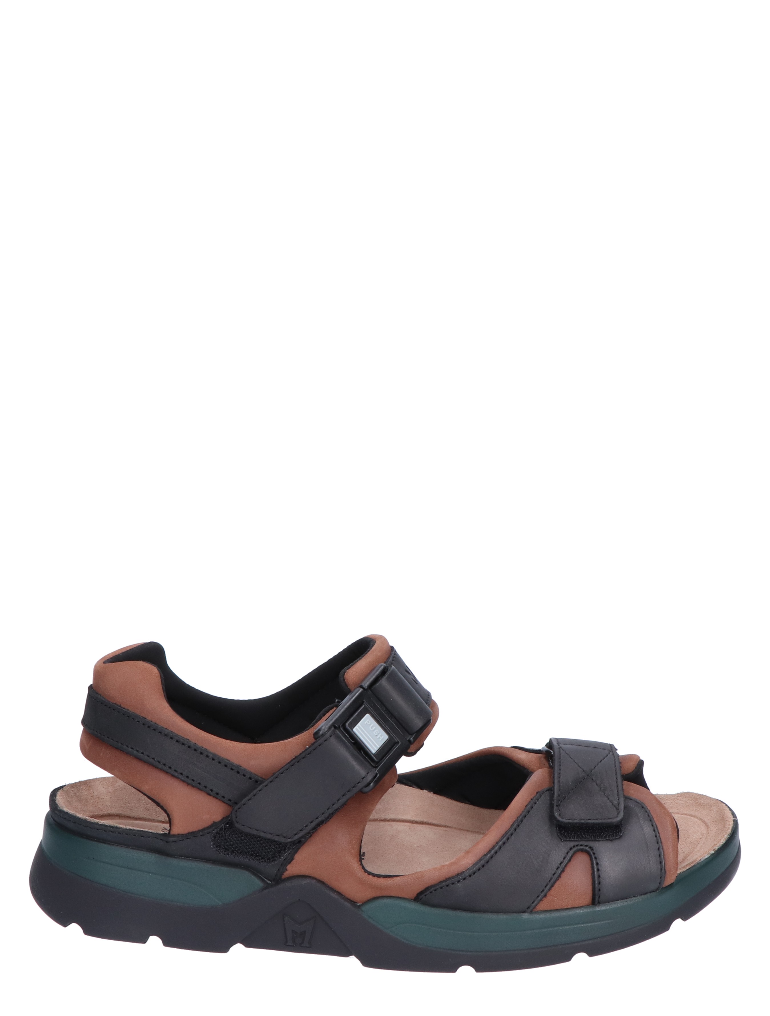 Mephisto - Shark Fit Dark Brown G-Wijdte - Heren - Sandalen - 10608_12_1