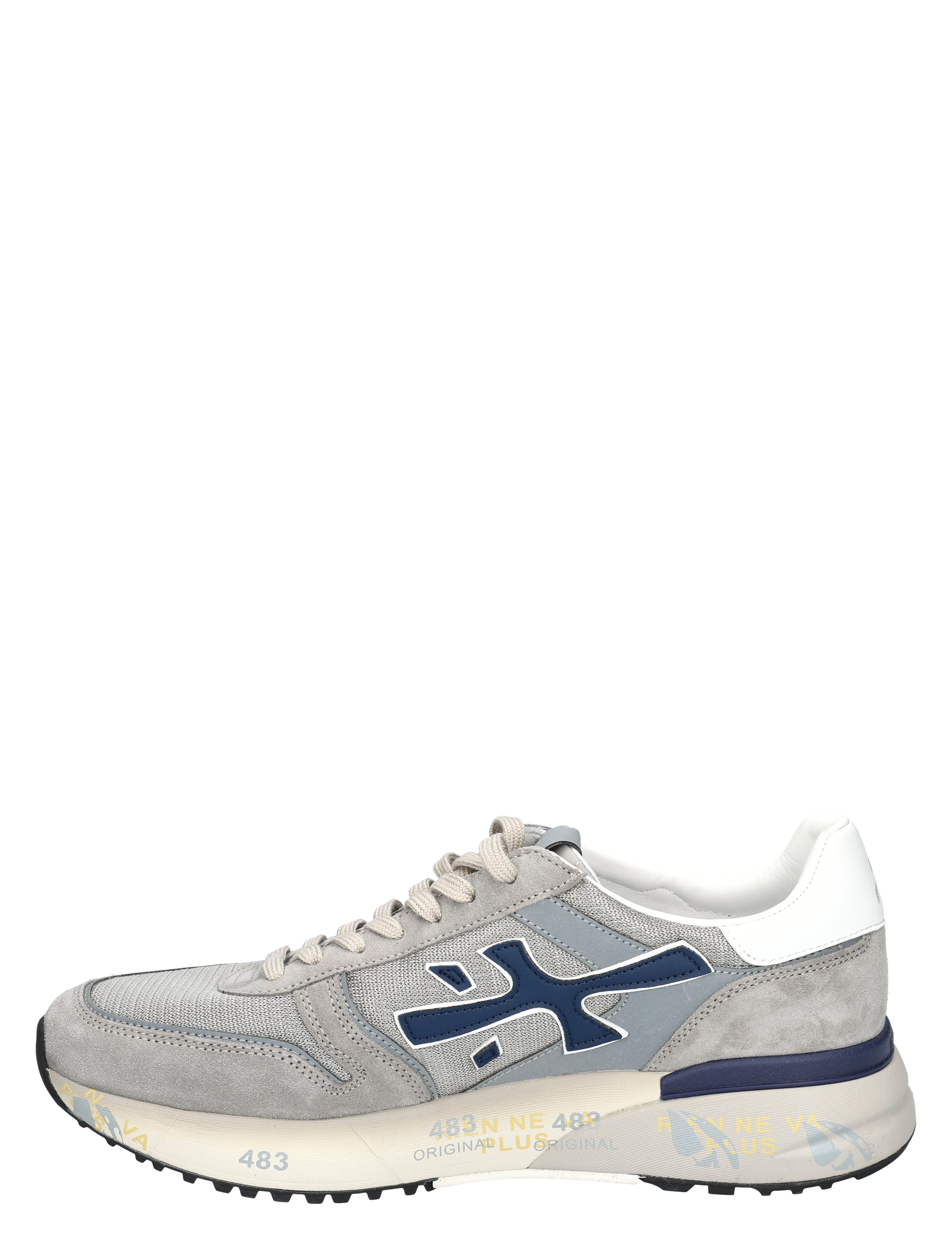 Premiata - Mick Men 8001 Grey Blue - Heren - Lage Sneakers - Sneakers - 50180_73_2