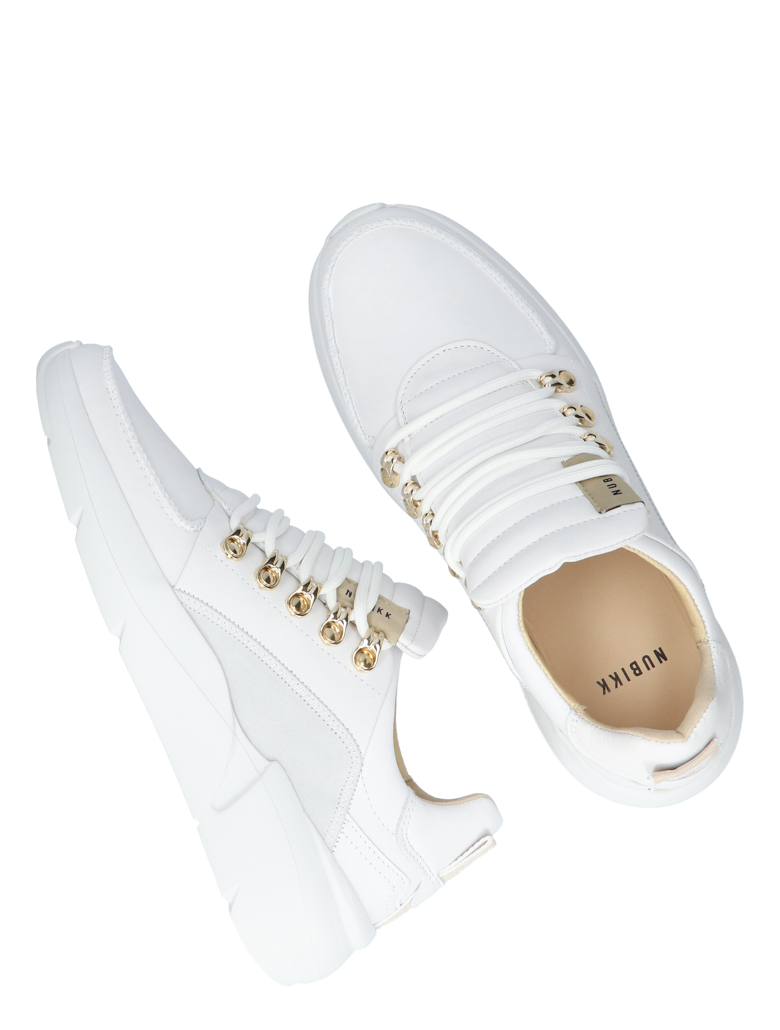Nubikk - Roque Roman Women White Leather Go - Sneakers - Dames - Lage Sneakers - 37857_88_6