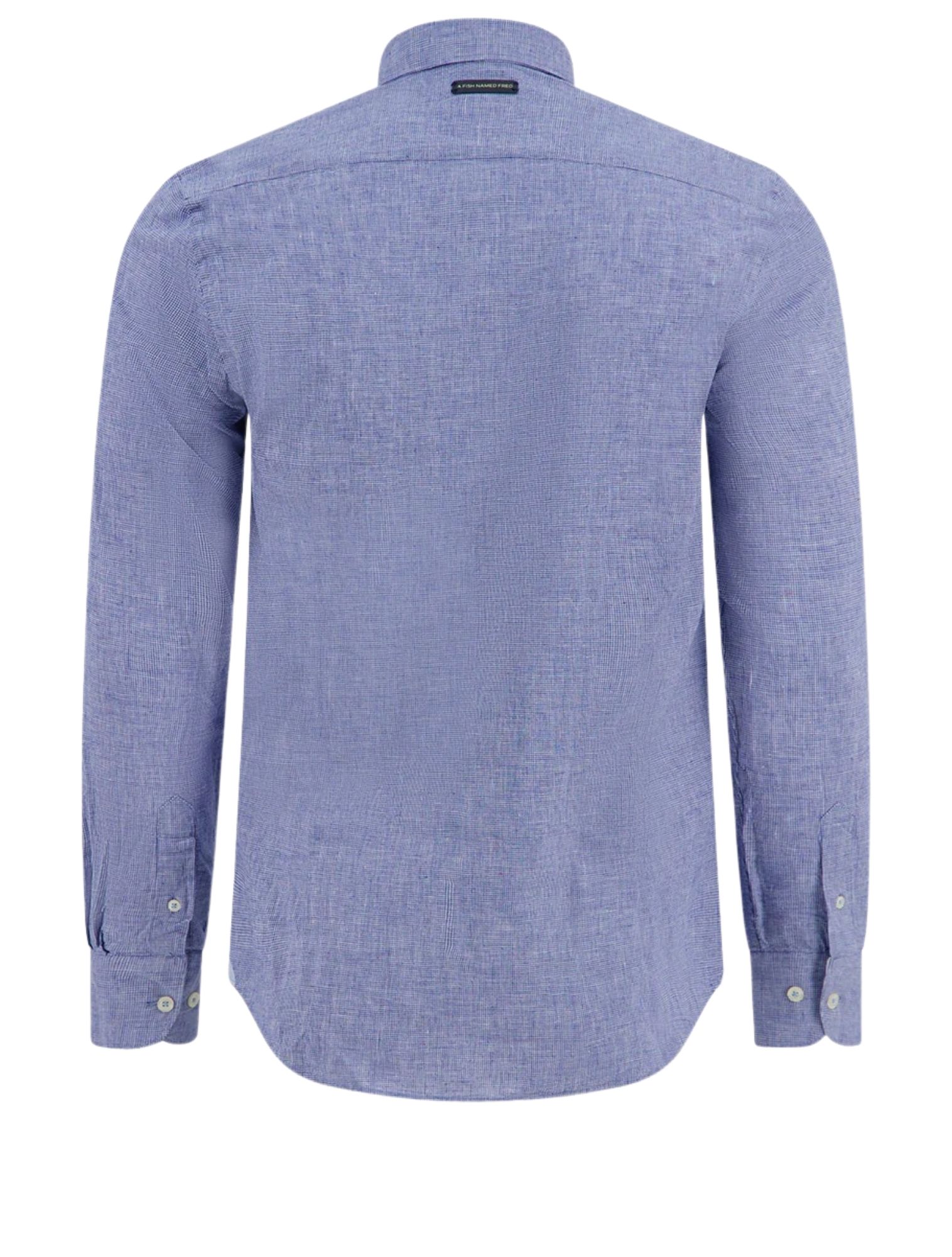 A Fish Named Fred - Shirt Square 607 Cobalt - Heren - Shirts - 51188_33_2