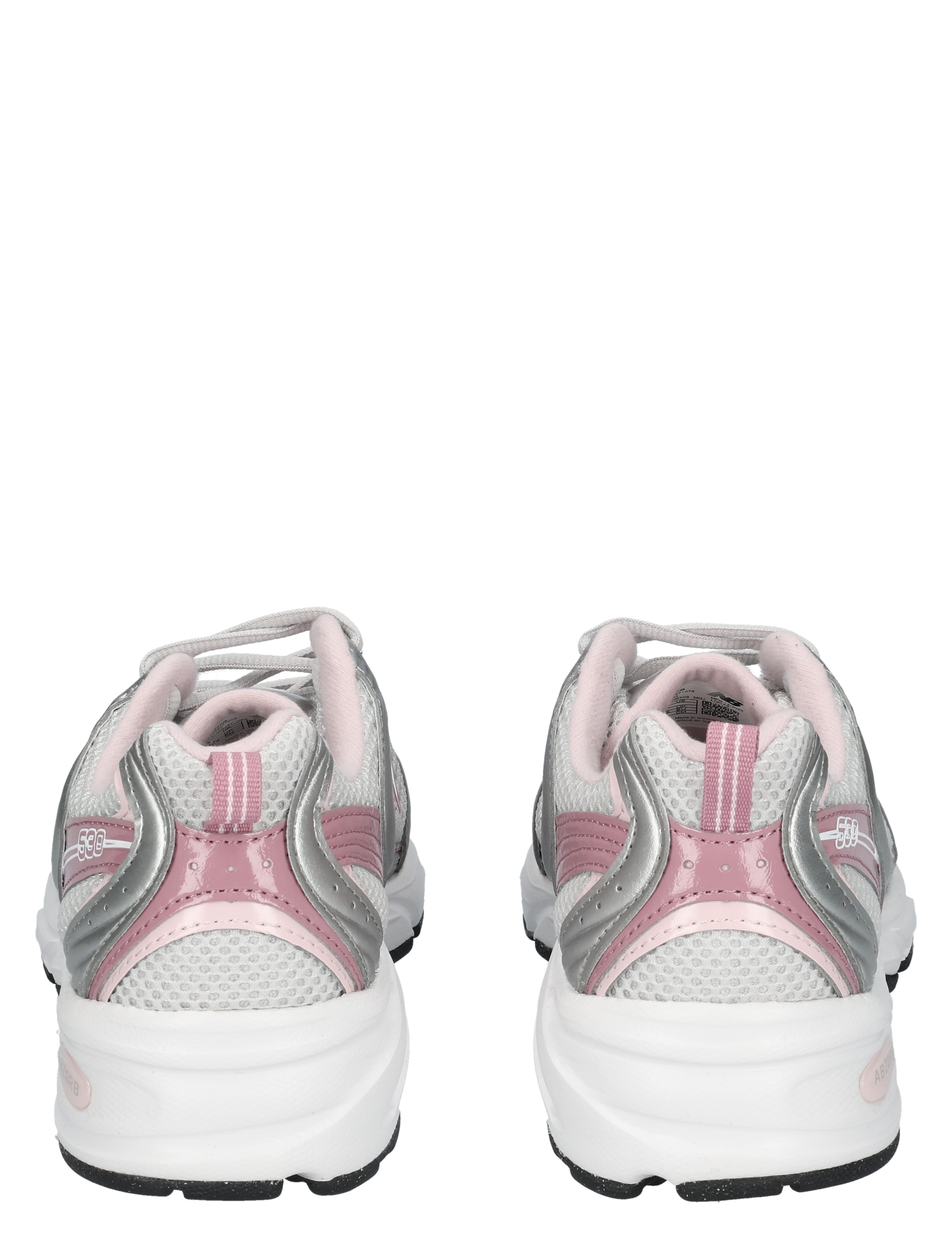 sneaker, sportschoen, grijs roze, mesh, rubberzool