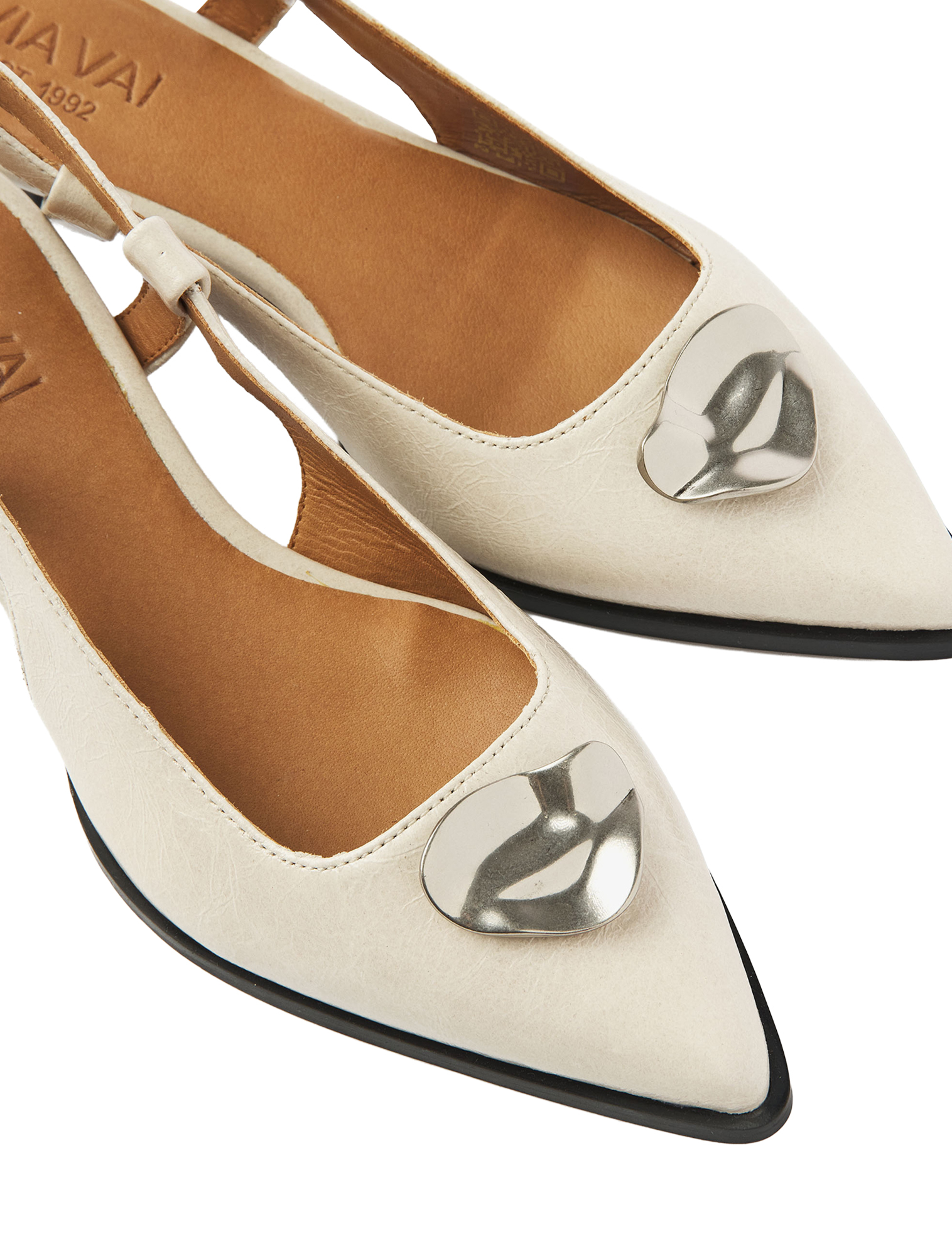 VIA VAI - 62397 Lea Imani 02-946 Seattle Sand - Dames - Slingbacks - 51365_77_5