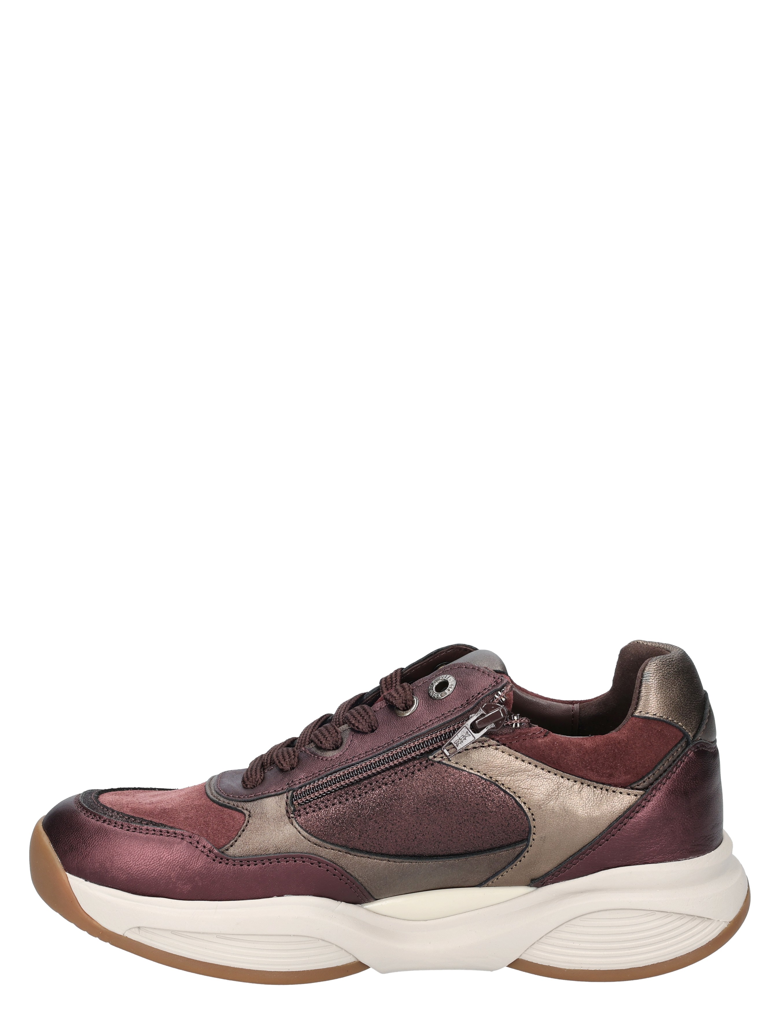 Xsensible - 32009.2 Burgundy Combi H-Wijdte - Dames - Veterschoenen - Casual Veterschoenen - 51916_44_2