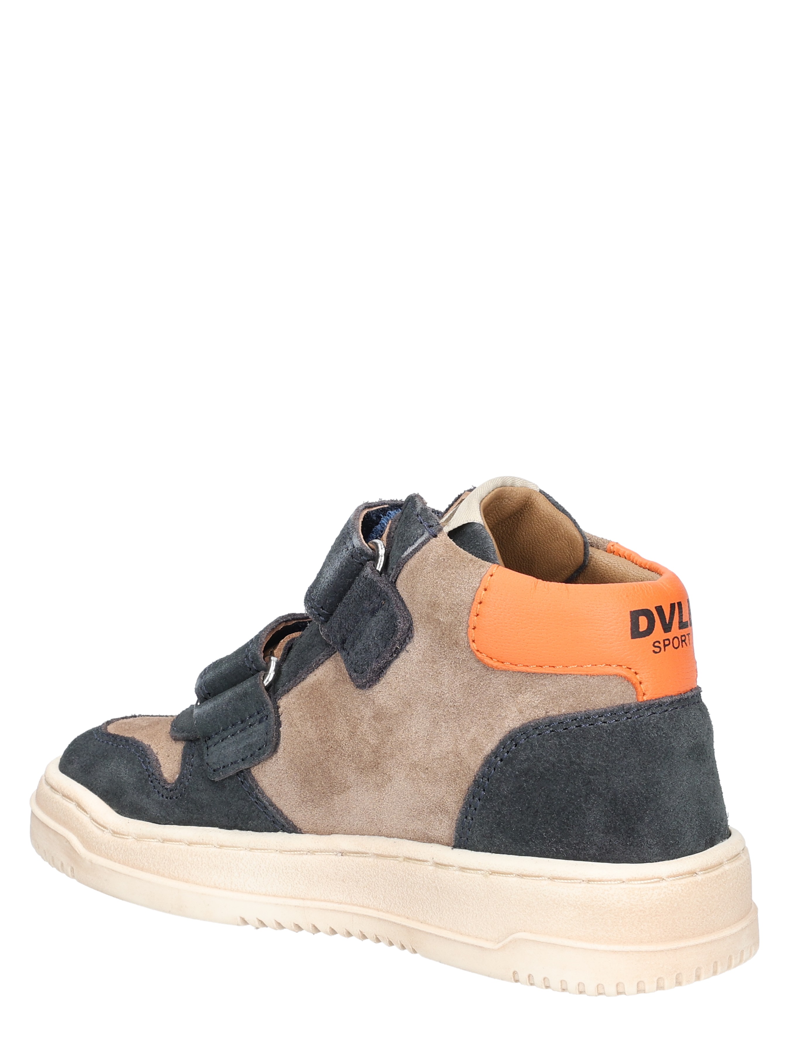 Develab - 44411 696 Blue Combi Waxed - Jongens - Klittenbandschoenen - 49253_37_4