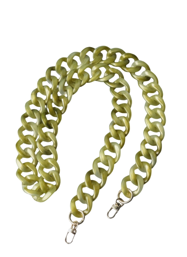 Metallic Phone Chain Green
