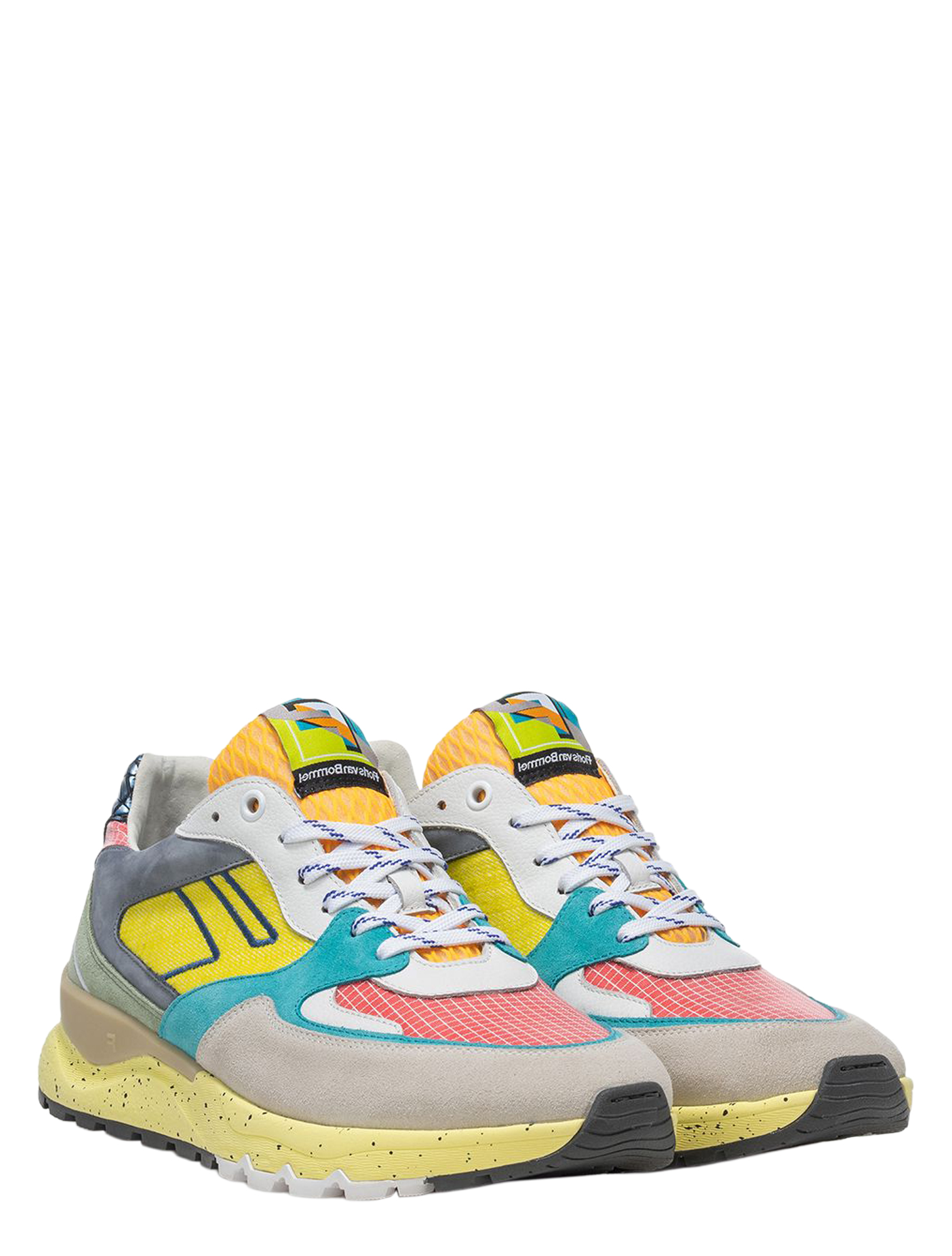 Floris van Bommel - De Treener 10243 06.03 Yellow G+Wijdte - Heren - Lage Sneakers - Sneakers - 51439_55_2