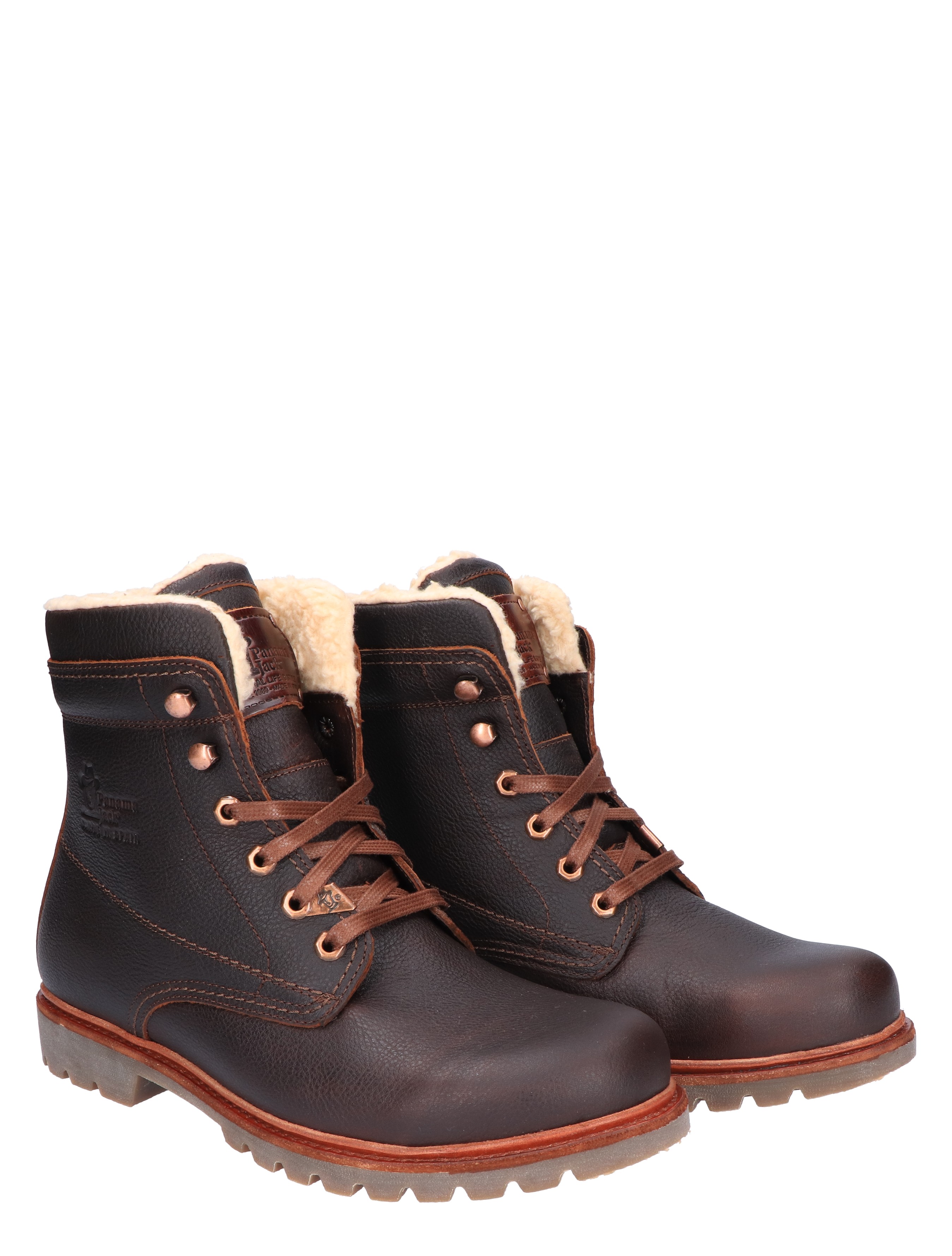 Panama Jack - P03 Aviator Nappa Grass Chestnut - Heren - Boots - Enkellaarsjes - 45674_22_5