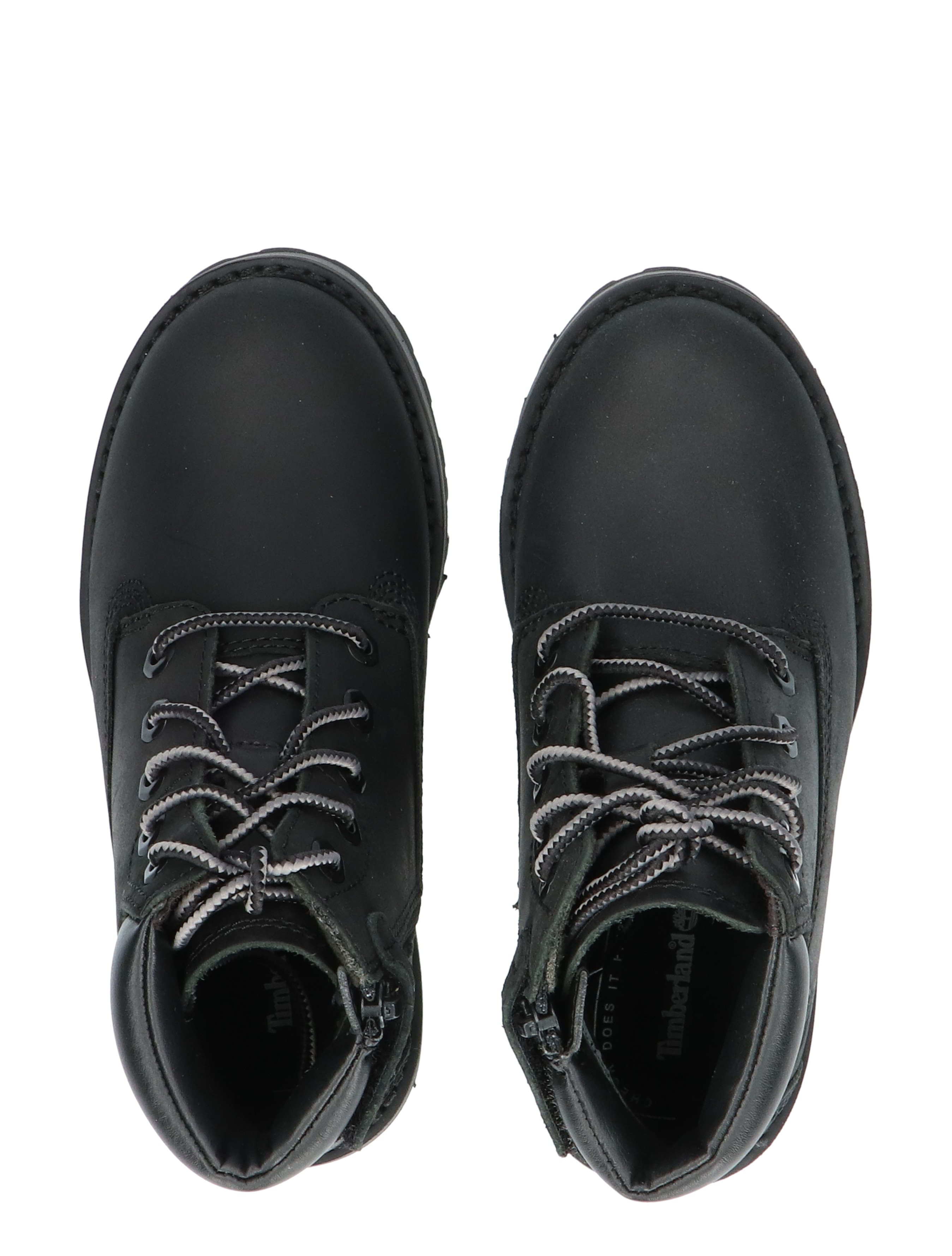 Timberland - Courma Kid 6 Inch Boot Black Full Grain - Meisjes - Jongens - Veter Boots - Boots - Boots - Veter Boots - 29752_11_7