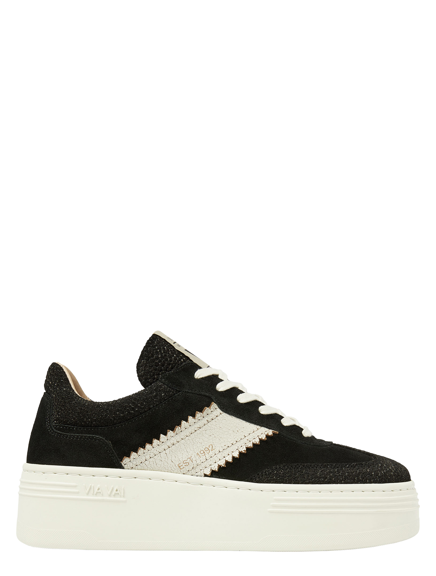 VIA VAI - 62157 Isa Romi 01-900 Black - Sneakers - Dames - Lage Sneakers - 47798_11_1