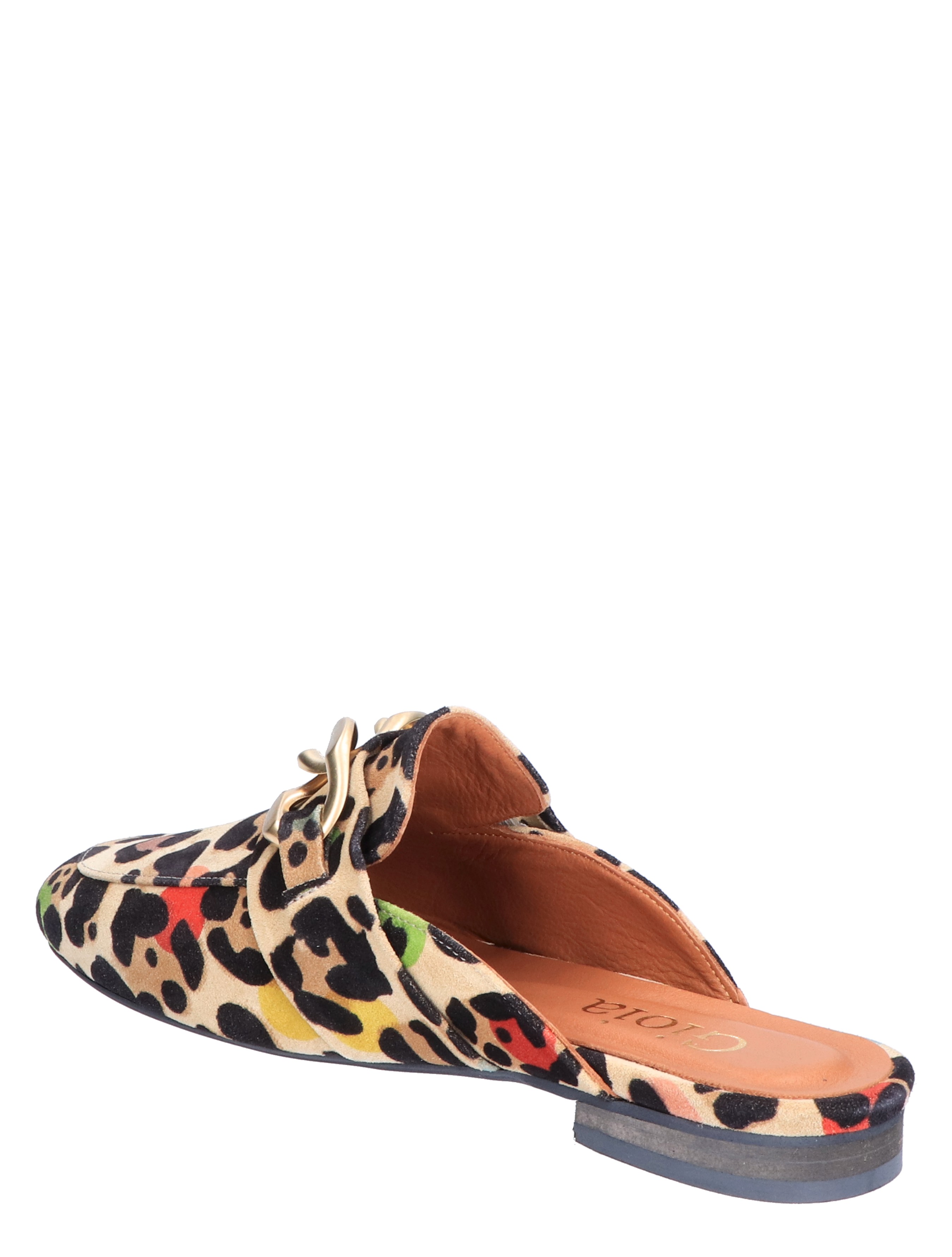 Gioia - Tianna-2 2510034 Multi Leopard Suede - Dames - Muiltjes - 47684_59_4