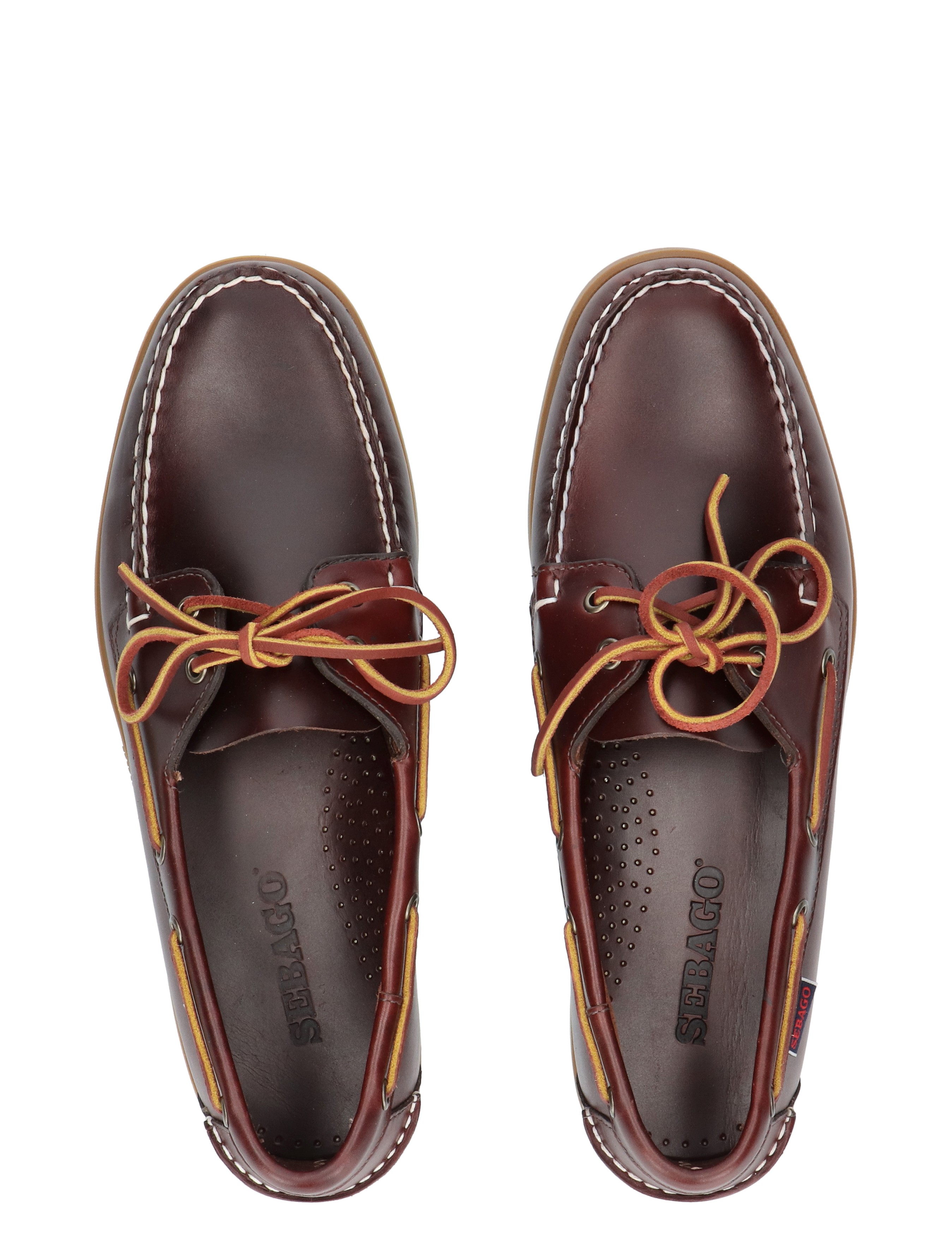 Sebago - Dockside Portland Boat Shoe Men A2O Brown Honey - Heren - Bootschoenen - 49802_20_7
