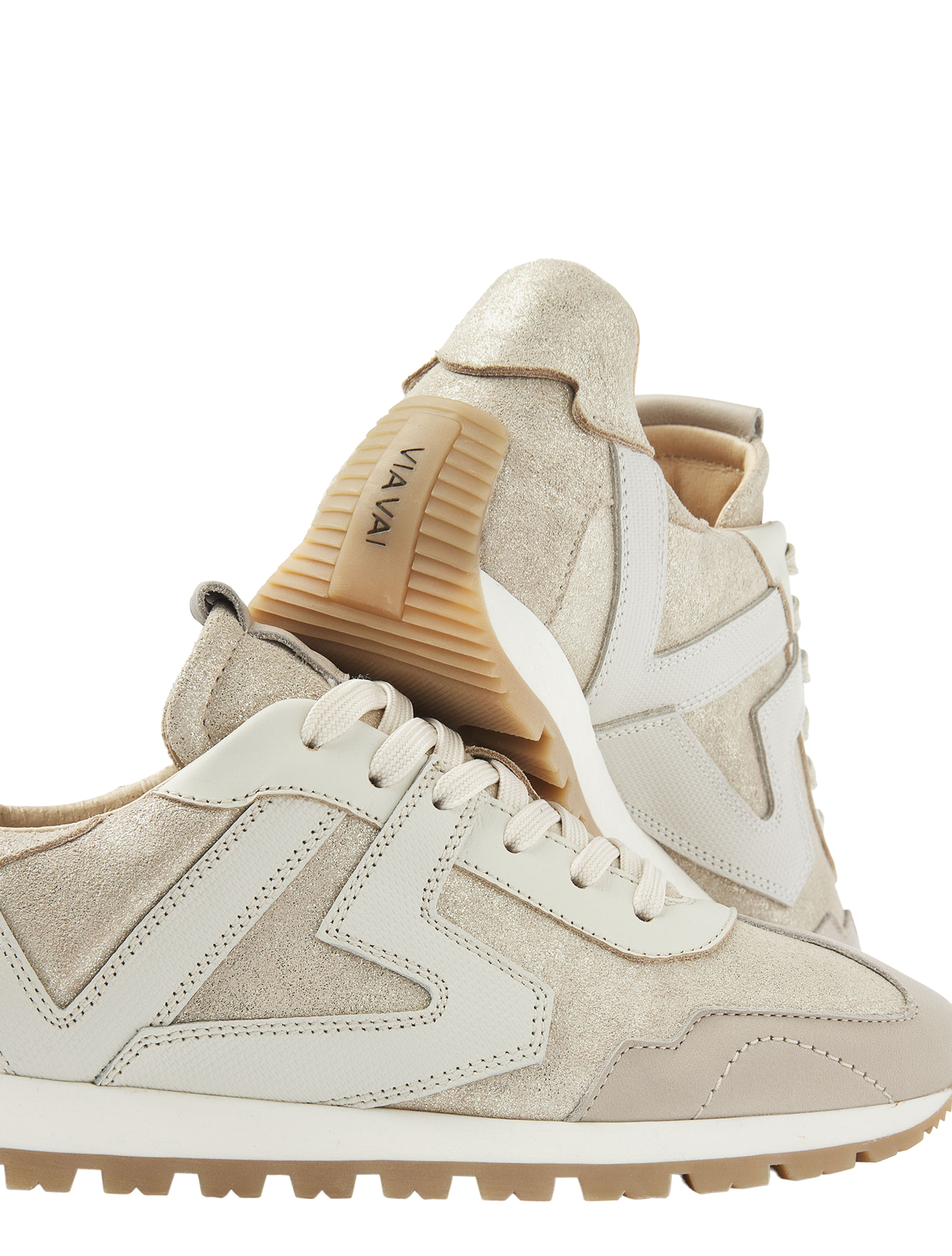 VIA VAI - 62351 Scott Kenzie 04-1161 Harley Gold - Sneakers - Dames - Lage Sneakers - 51345_53_5