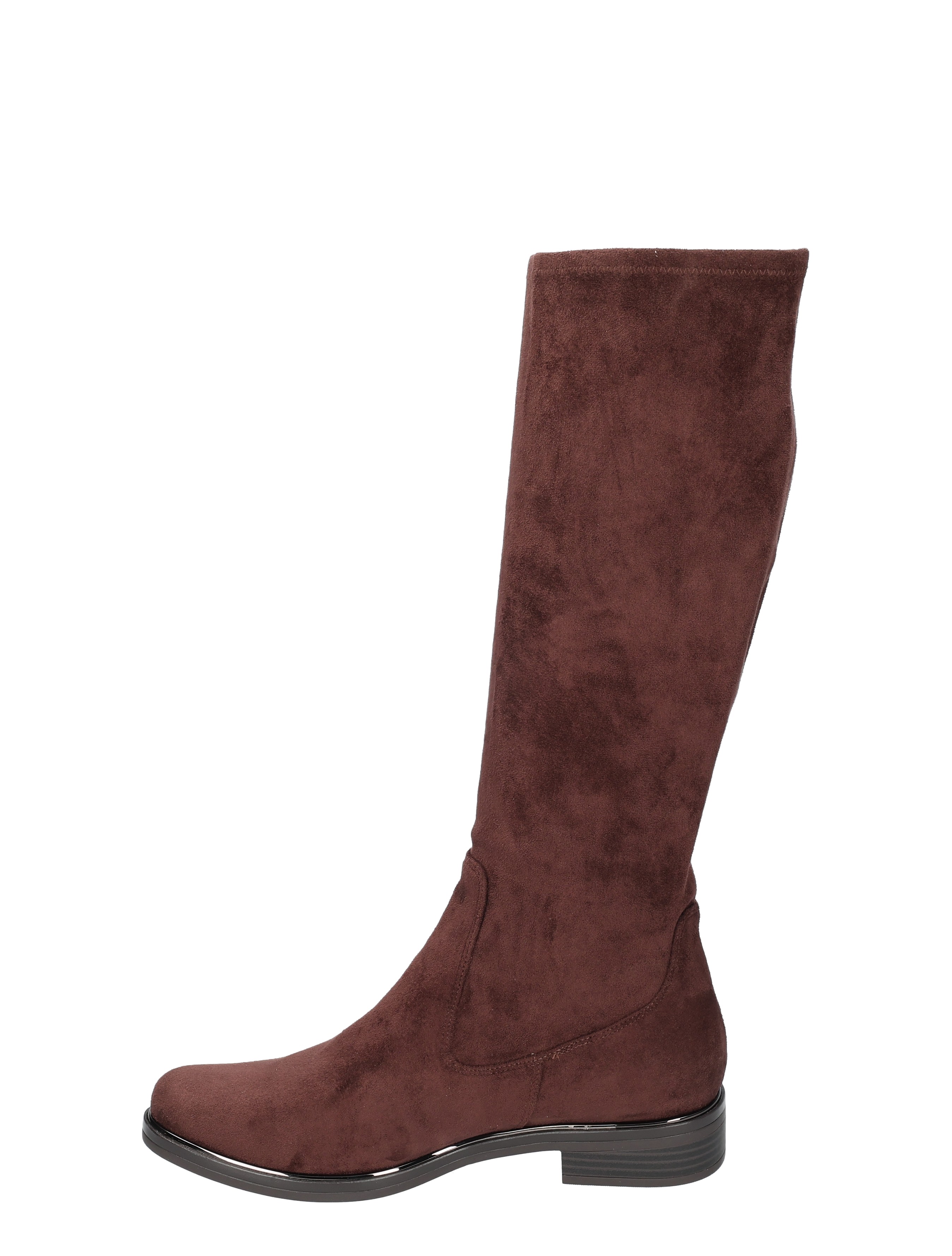 Caprice - 9-25512-41 302 Dark Brown Stretch - Dames - Boots - Lange Laarzen - 51201_22_2