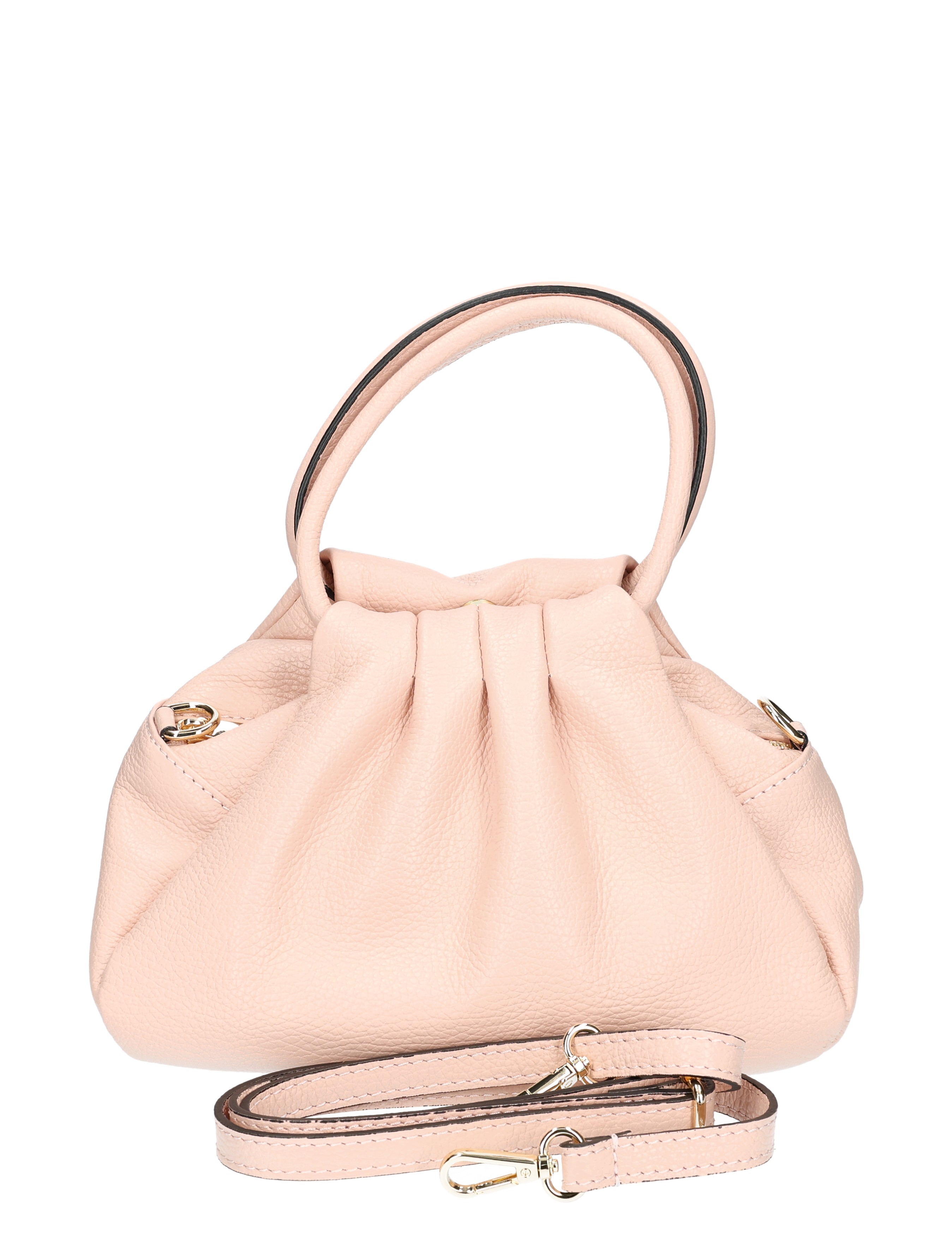 handtas, tote, rosegoud, roze, lederen tas