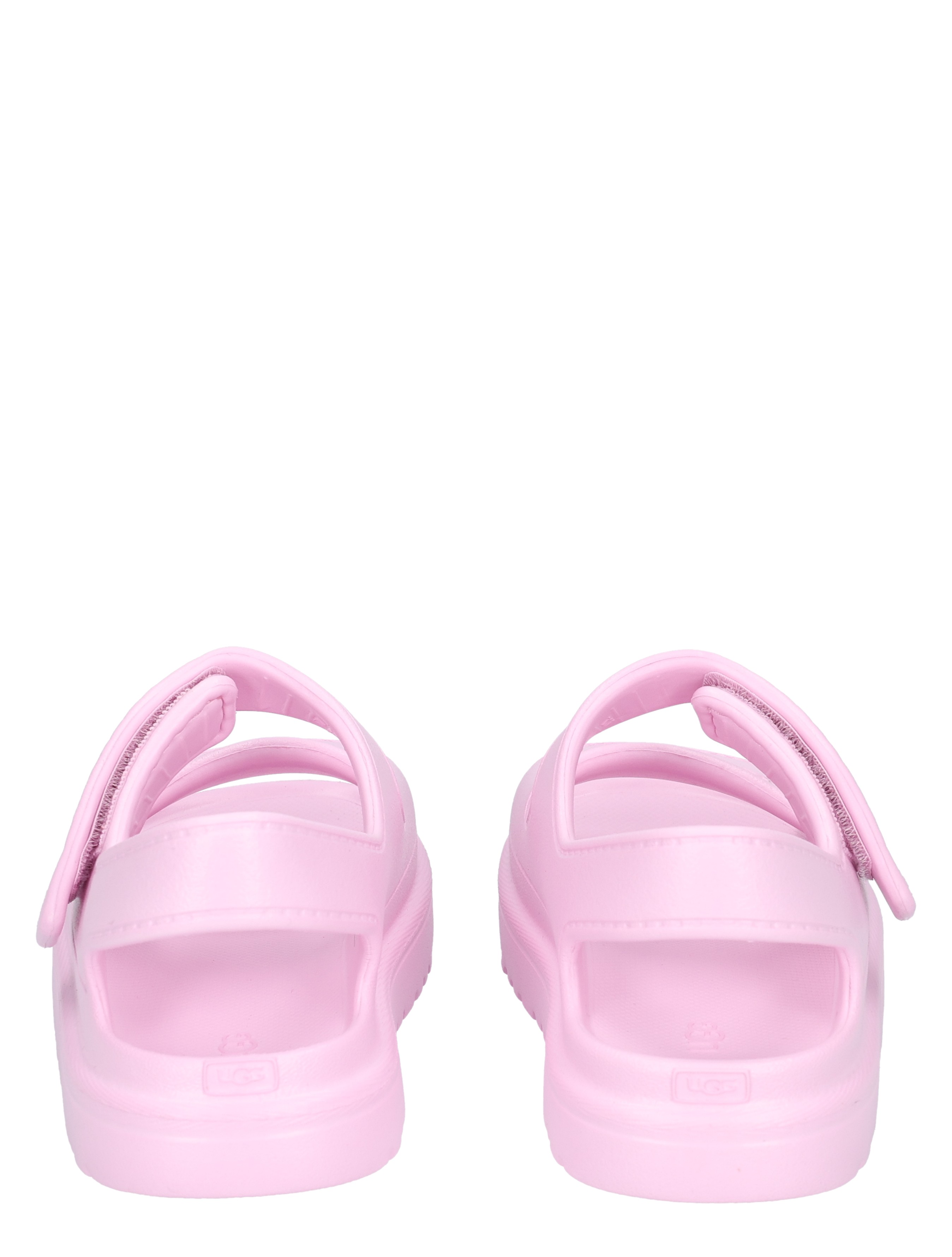 sandaal, roze, open-back, band, slides