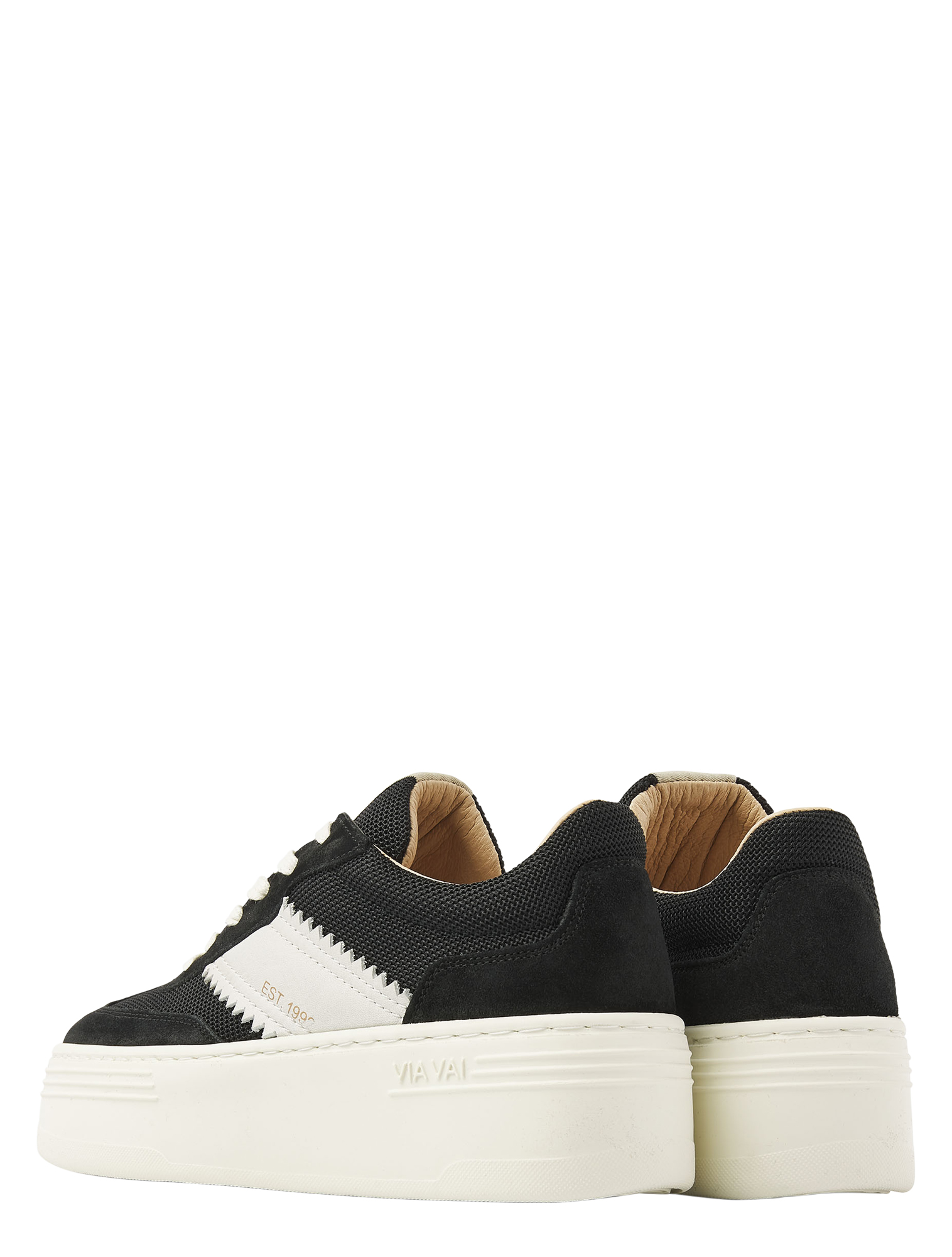 VIA VAI - Isa Lou 62342 01-900 Black - Sneakers - Dames - Lage Sneakers - 50078_11_3