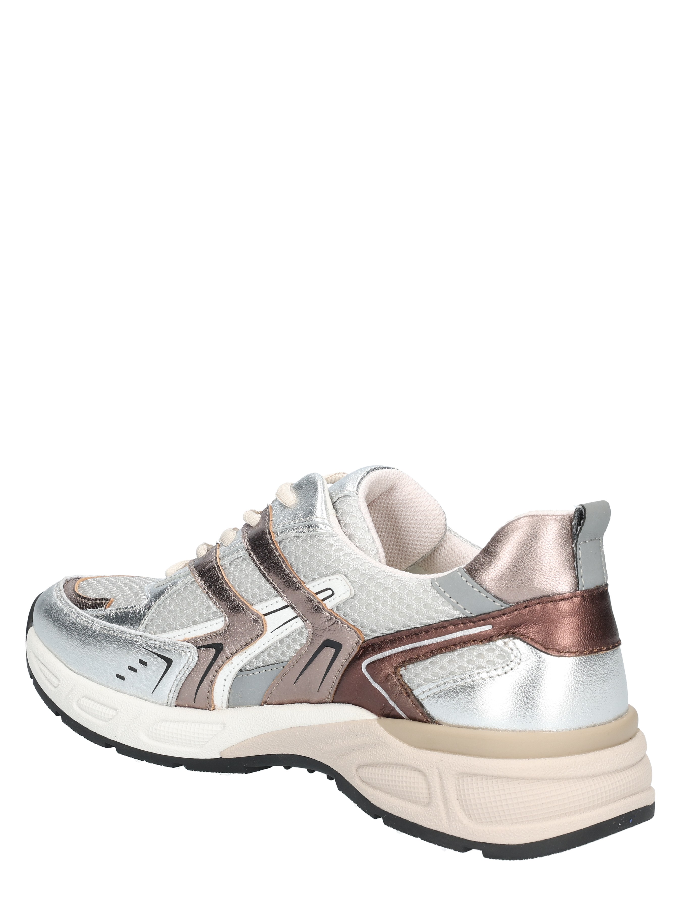 Gabor - 76.586.61 Silver G-Wijdte - Sneakers - Dames - Lage Sneakers - 48914_54_4