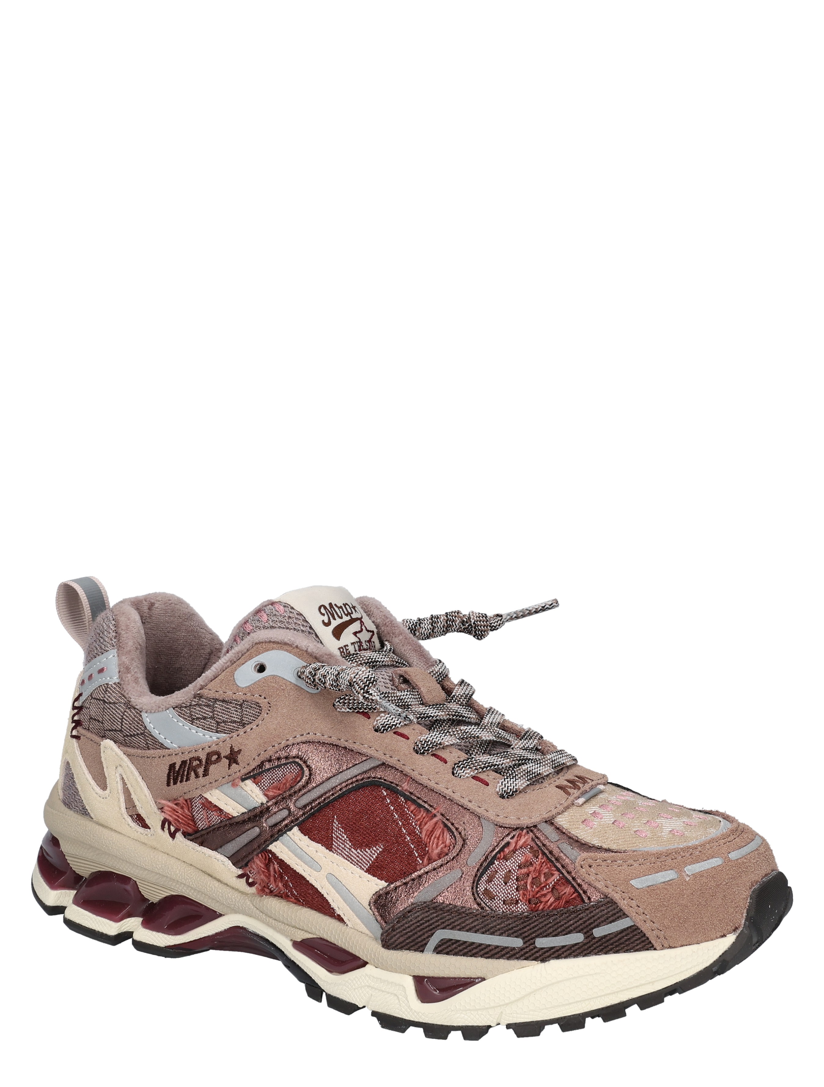 sneaker, hiker, suede, mesh, multi-texture