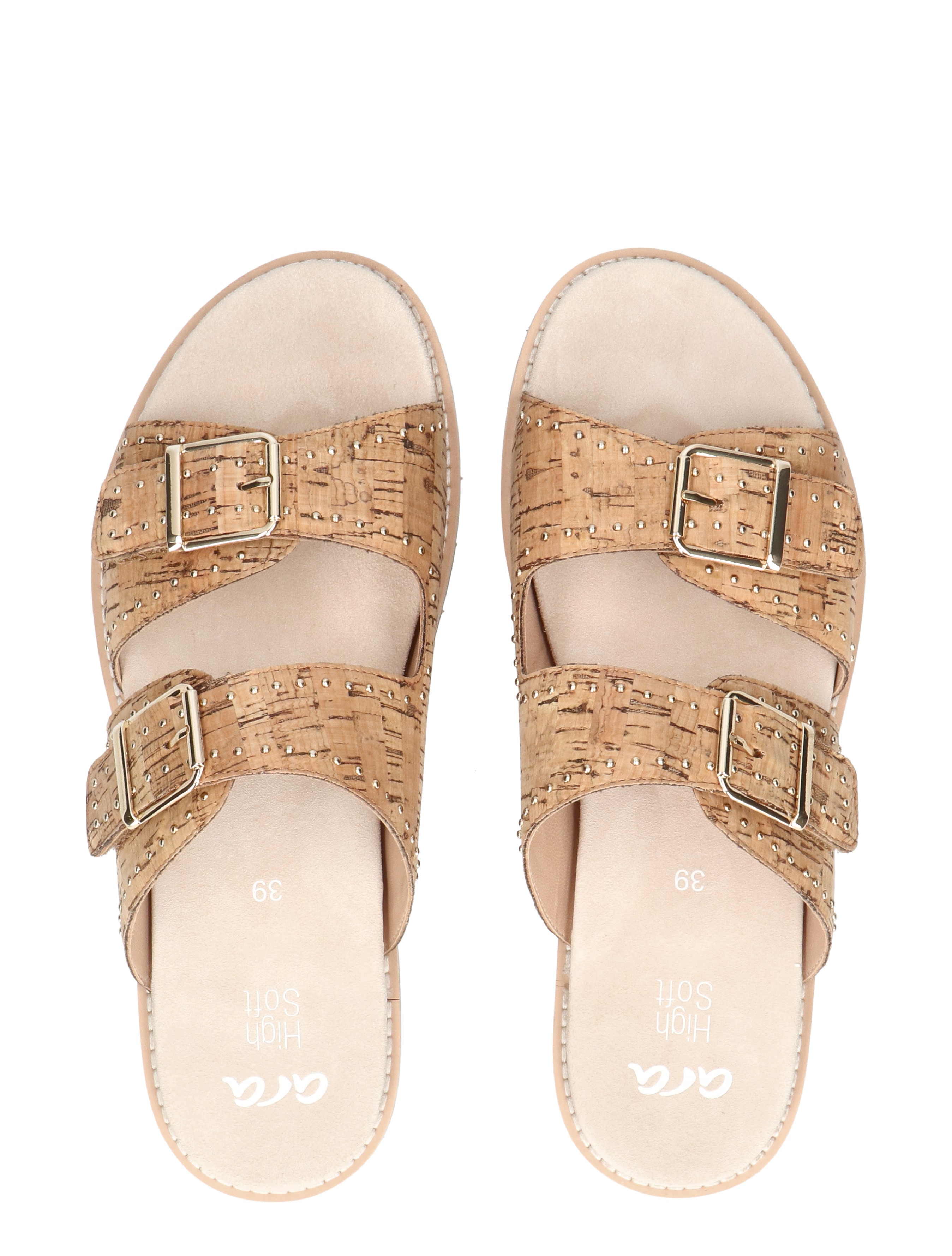 Ara - 12-53608-16 16 Natural Green - Dames - Muiltjes - 50437_66_7