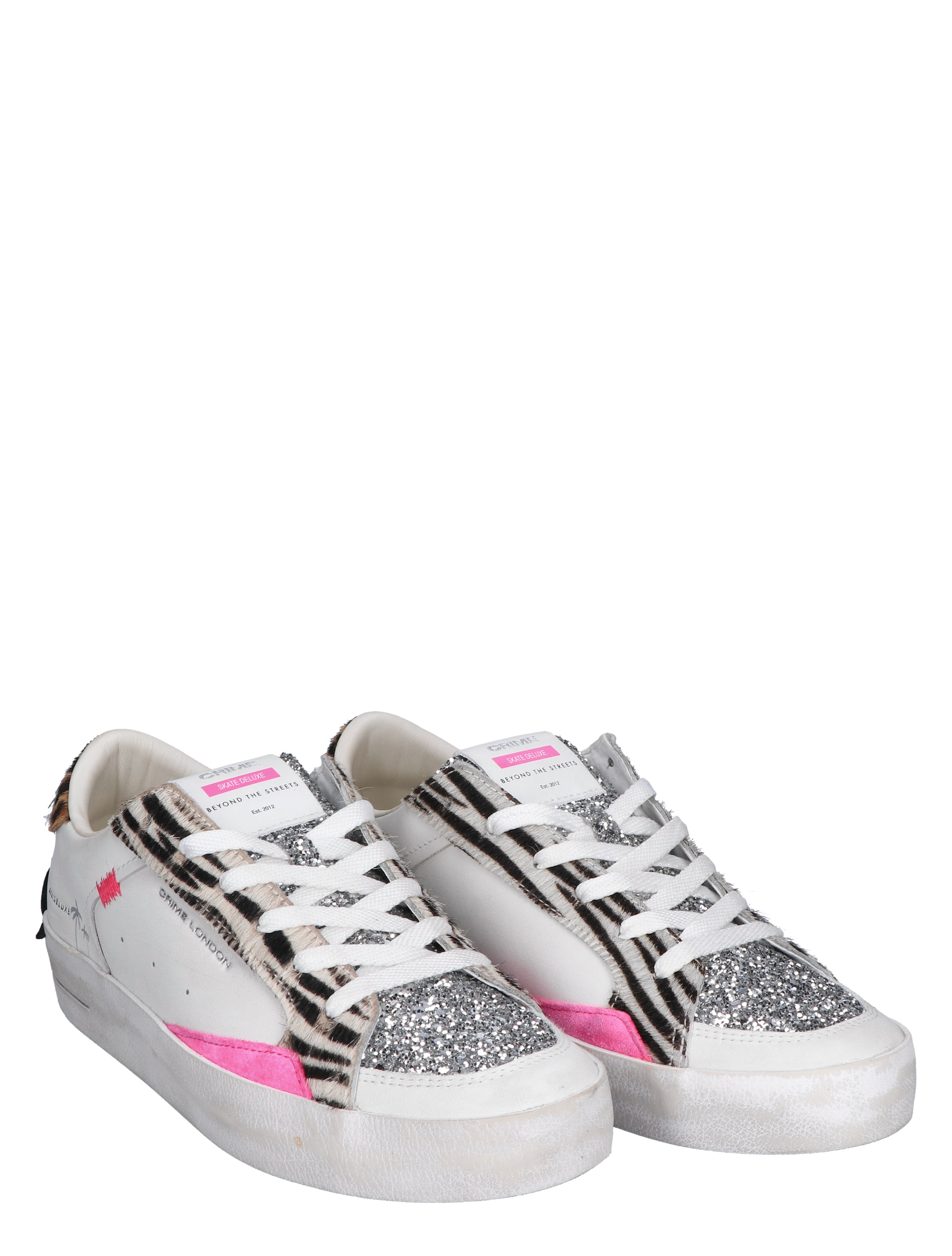 Crime London - 20105 10 Silver - Sneakers - Dames - Lage Sneakers - 47175_54_5