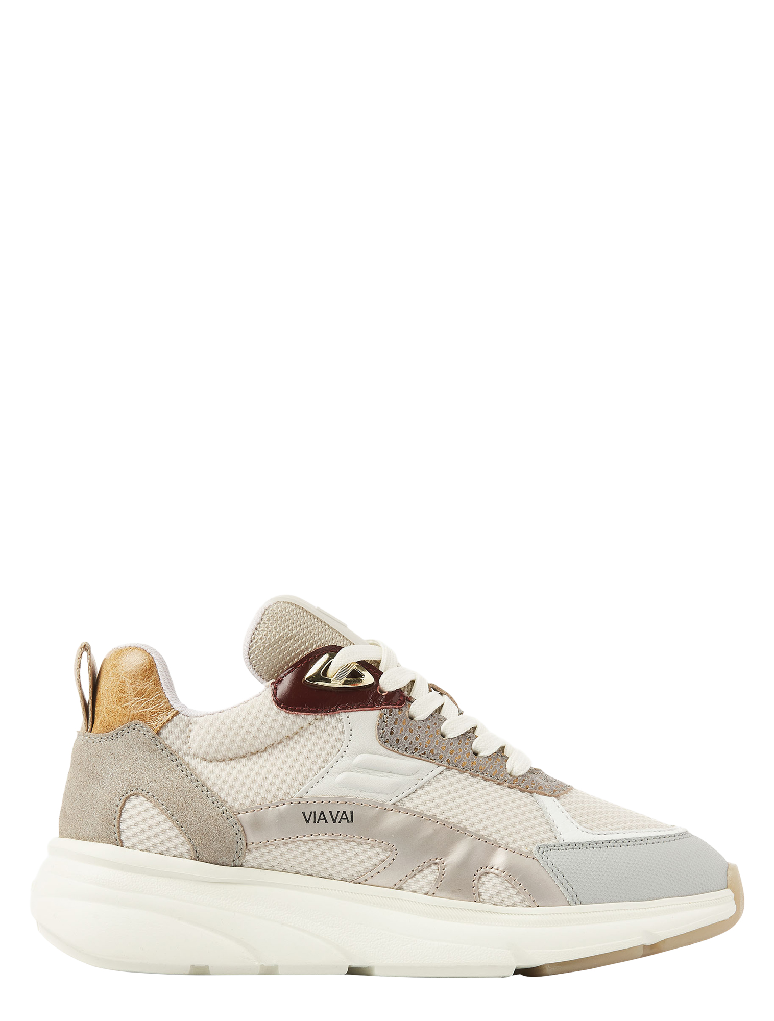VIA VAI - 62341 Vic Harmony 03-212 Ibisco Noisette - Sneakers - Dames - Lage Sneakers - 51343_77_1