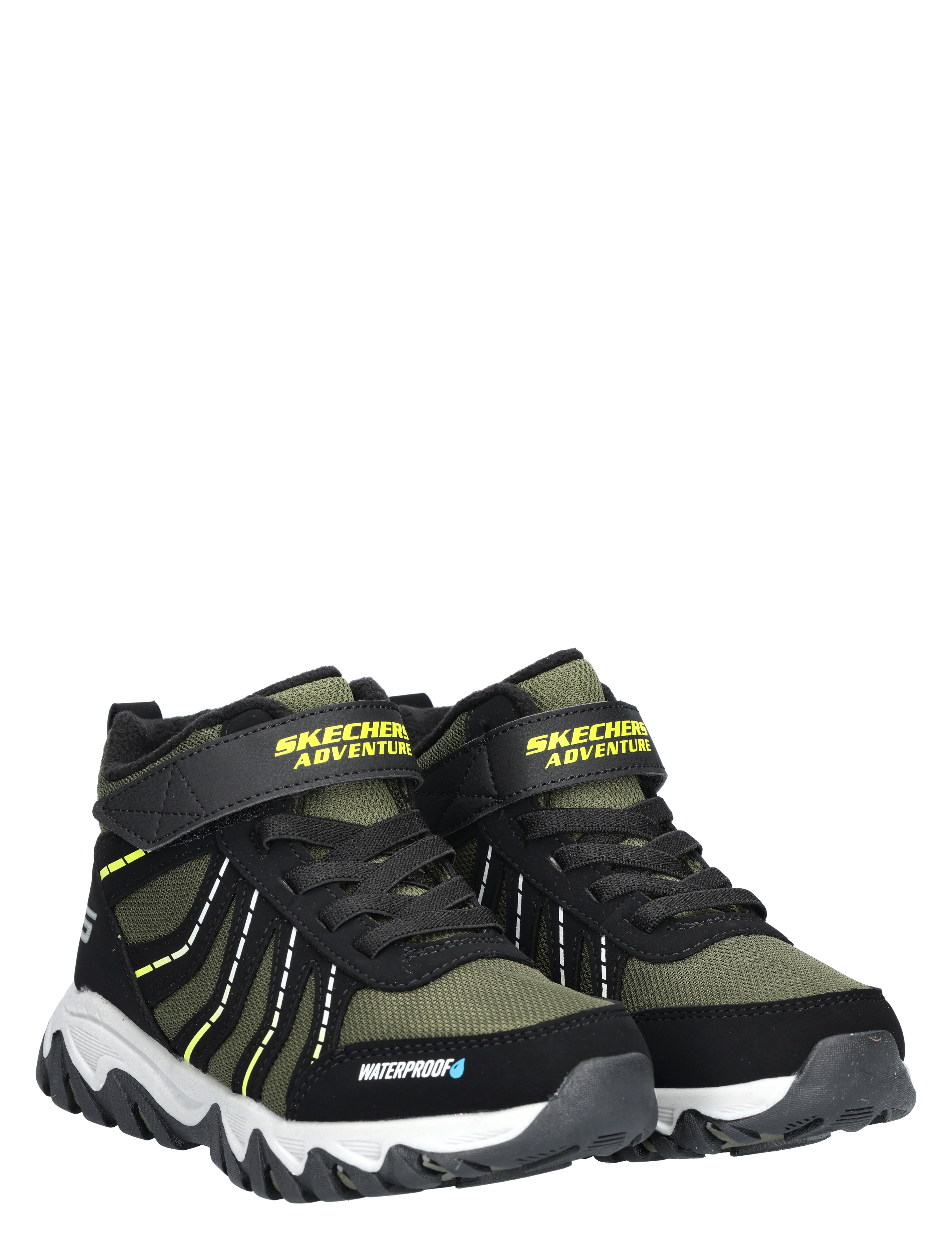 Skechers - 406412 Black Green - Jongens - Sneakers - Hoge Sneakers - 48190_61_5